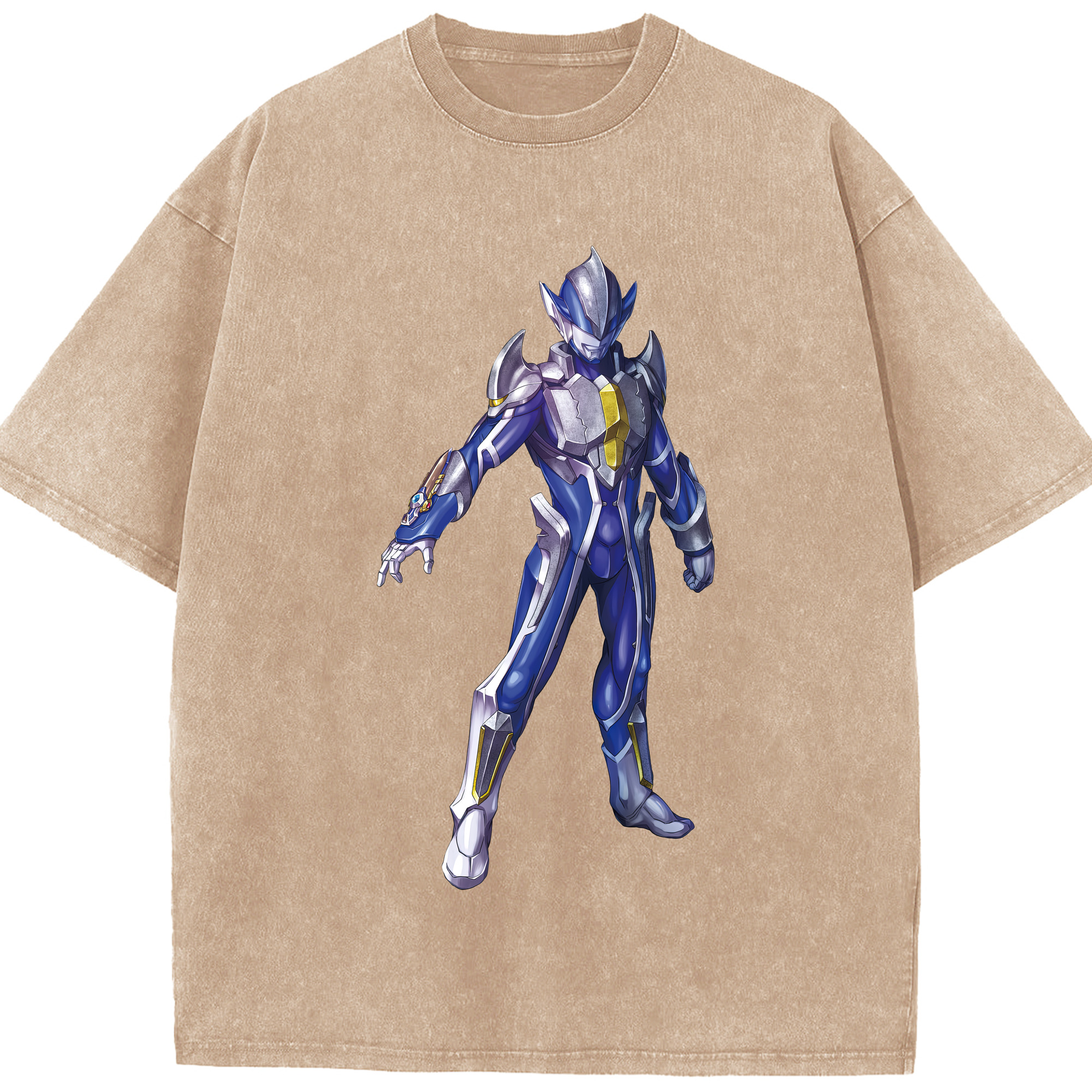 （画像用） ウルトラマン Ultraman 綿100% ヴィンテージ風 半袖Tシャツ（フロントプリント）