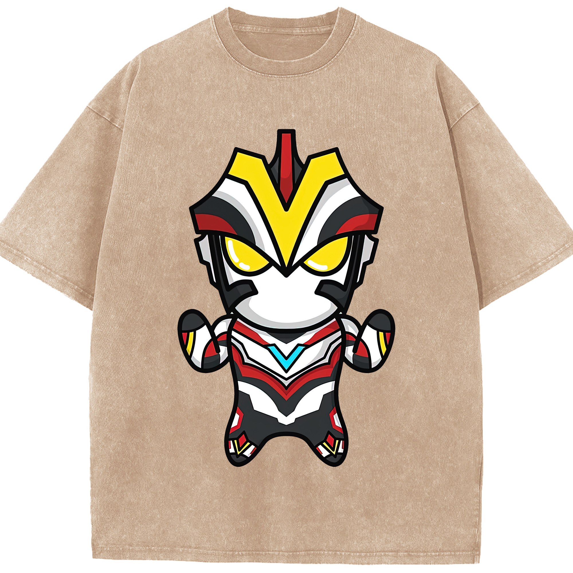 （画像用） ウルトラマン Ultraman 綿100% ヴィンテージ風 半袖Tシャツ（フロントプリント）