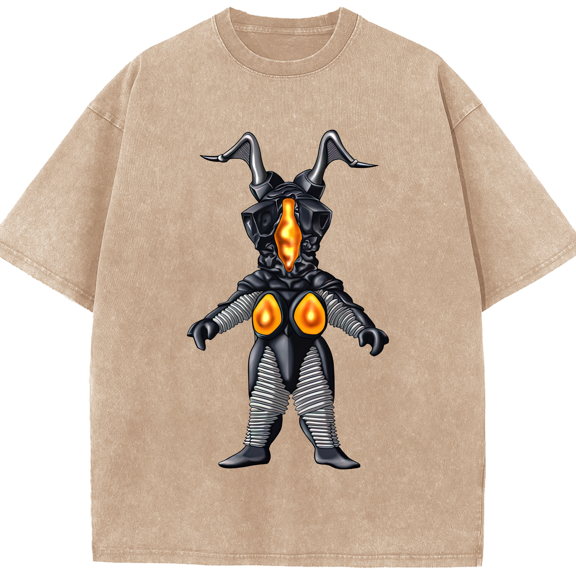 （画像用） ウルトラマン Ultraman 綿100% ヴィンテージ風 半袖Tシャツ（フロントプリント）
