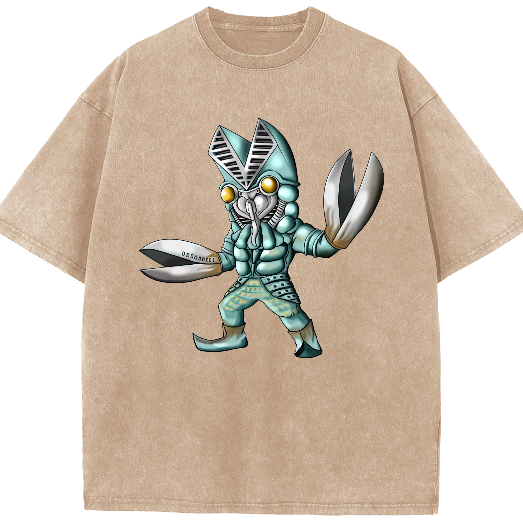 （画像用） ウルトラマン Ultraman 綿100% ヴィンテージ風 半袖Tシャツ（フロントプリント）