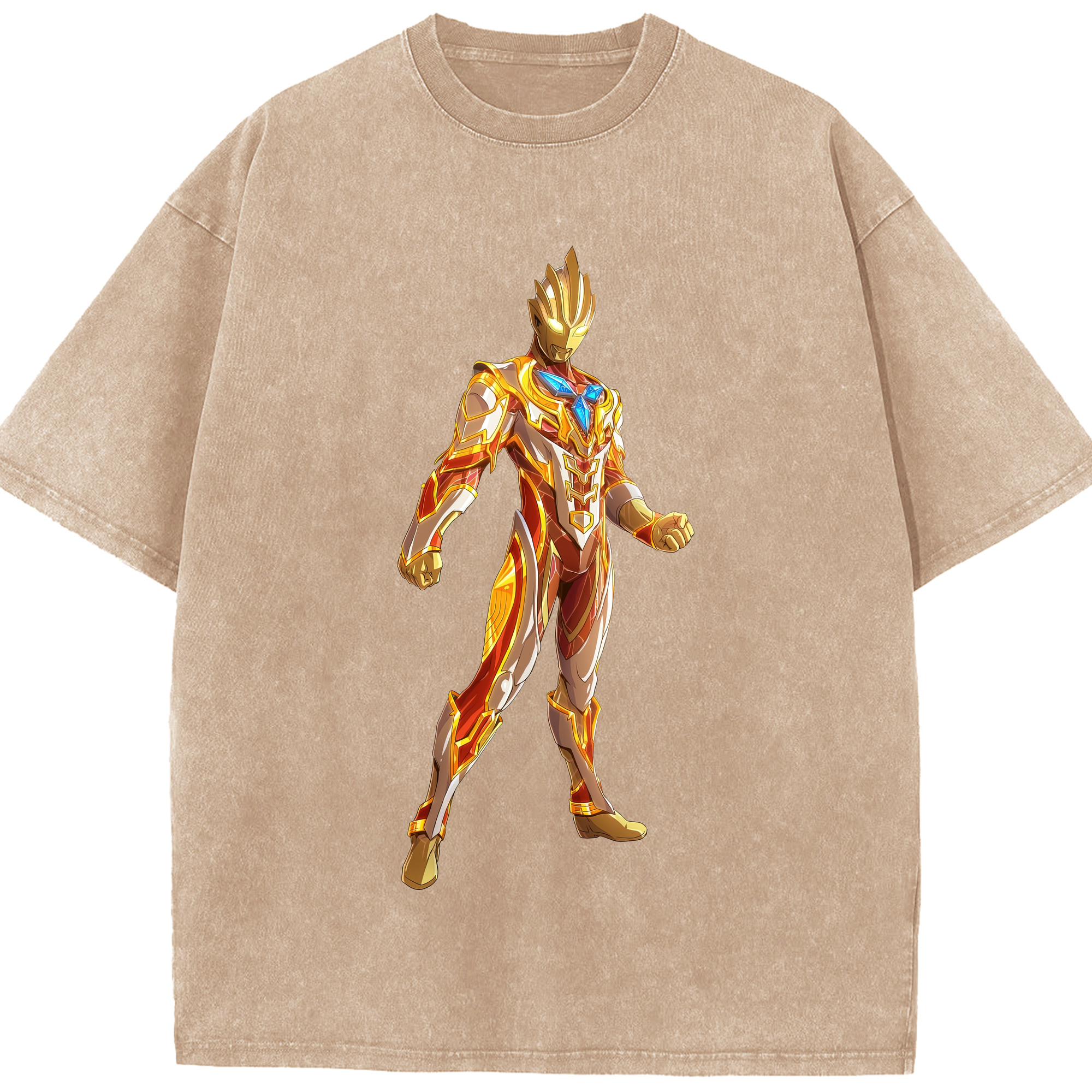 （画像用） ウルトラマン Ultraman 綿100% ヴィンテージ風 半袖Tシャツ（フロントプリント）