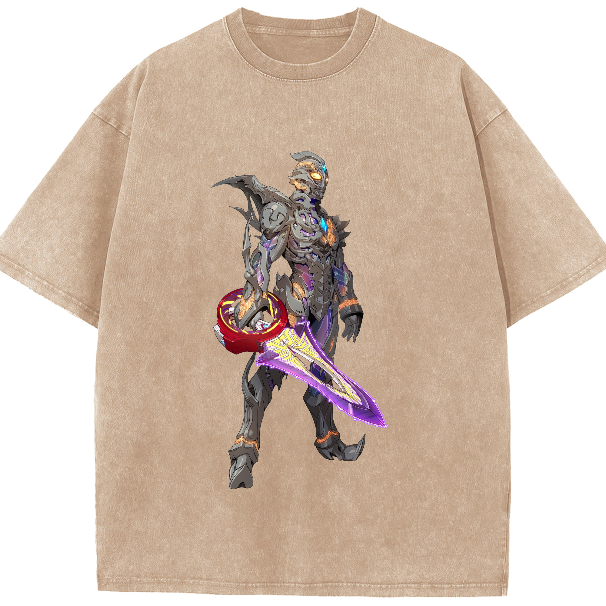 （画像用） ウルトラマン Ultraman 綿100% ヴィンテージ風 半袖Tシャツ（フロントプリント）