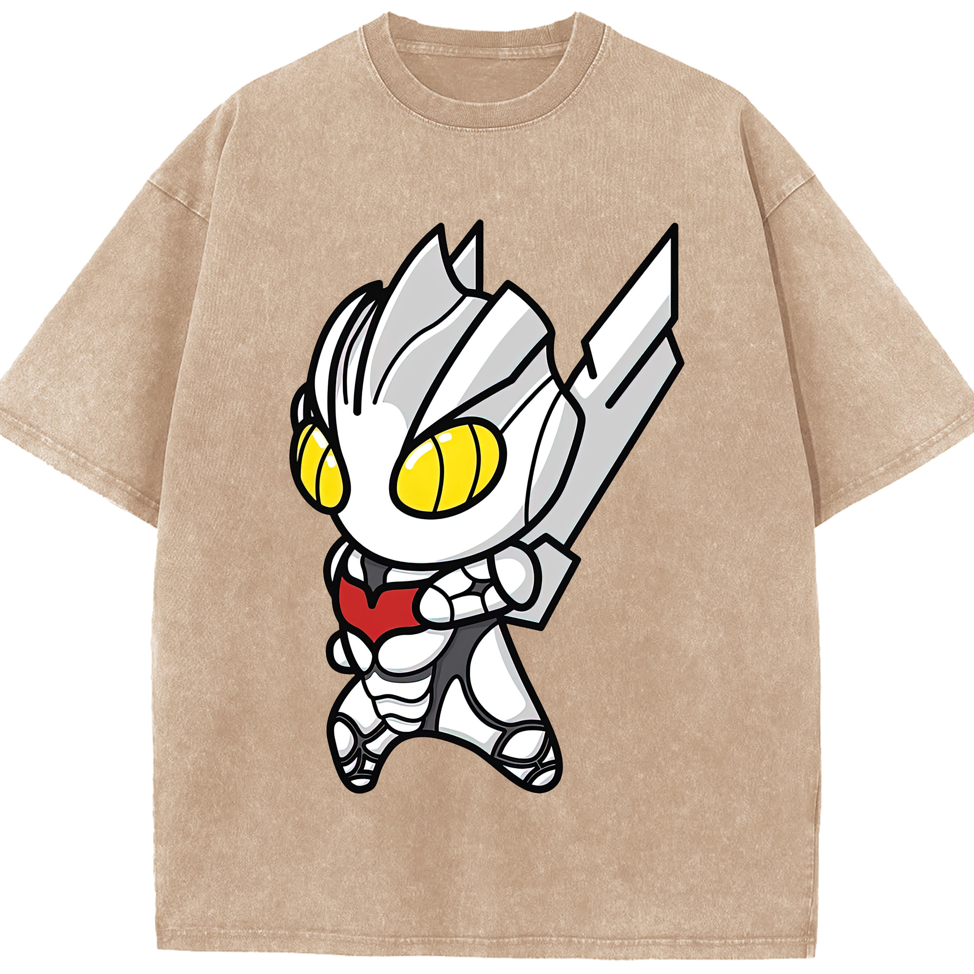 （画像用） ウルトラマン Ultraman 綿100% ヴィンテージ風 半袖Tシャツ（フロントプリント）