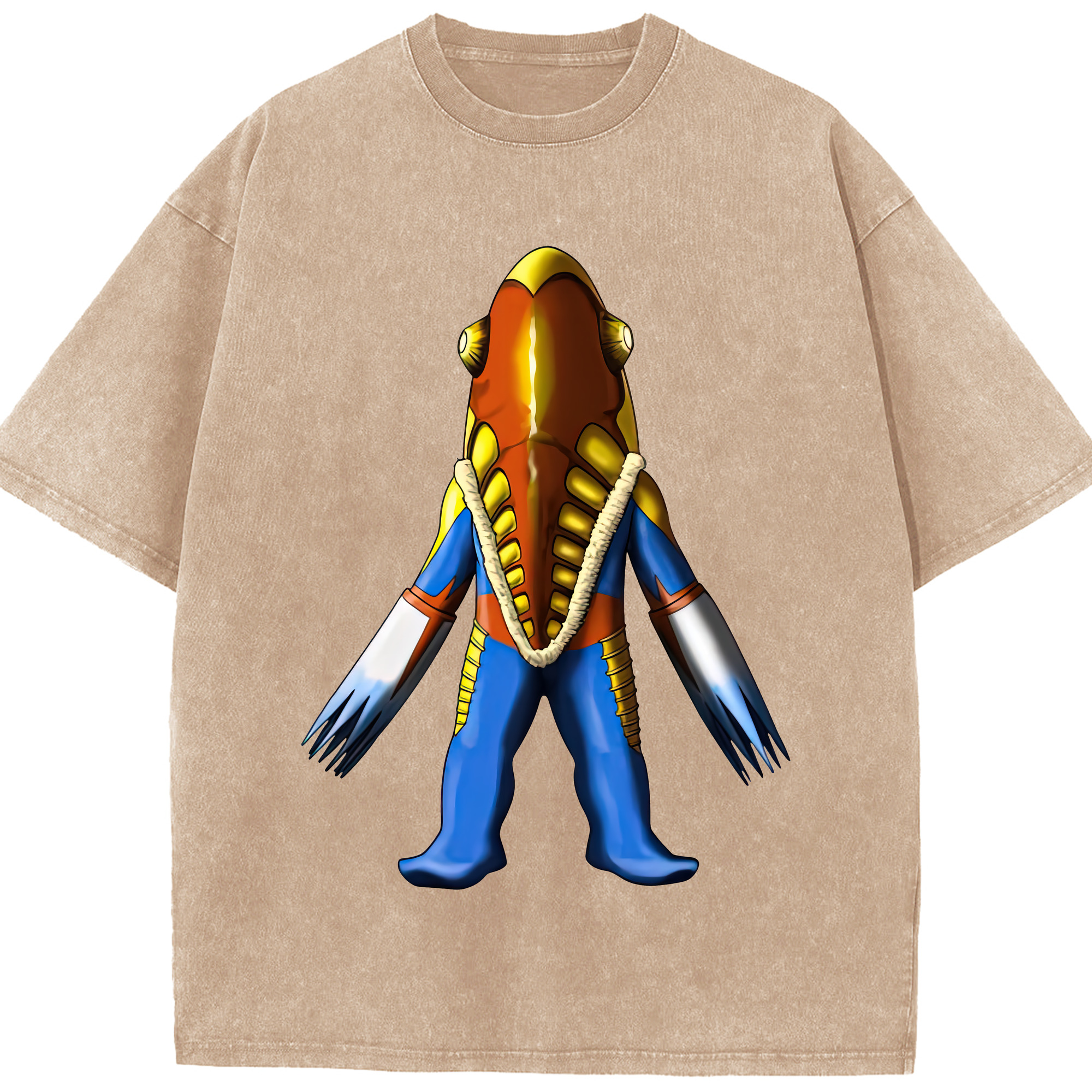 （画像用） ウルトラマン Ultraman 綿100% ヴィンテージ風 半袖Tシャツ（フロントプリント）