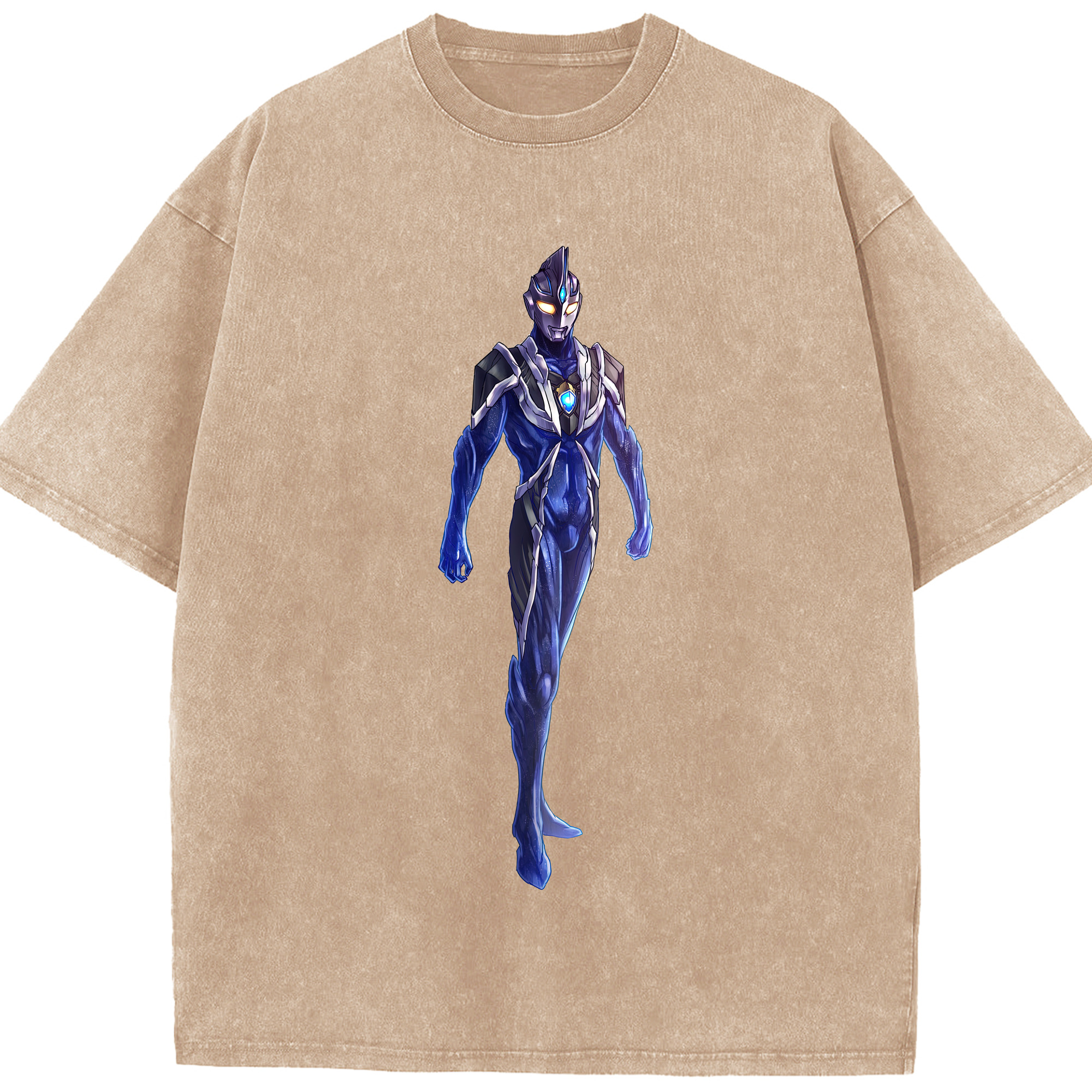 （画像用） ウルトラマン Ultraman 綿100% ヴィンテージ風 半袖Tシャツ（フロントプリント）
