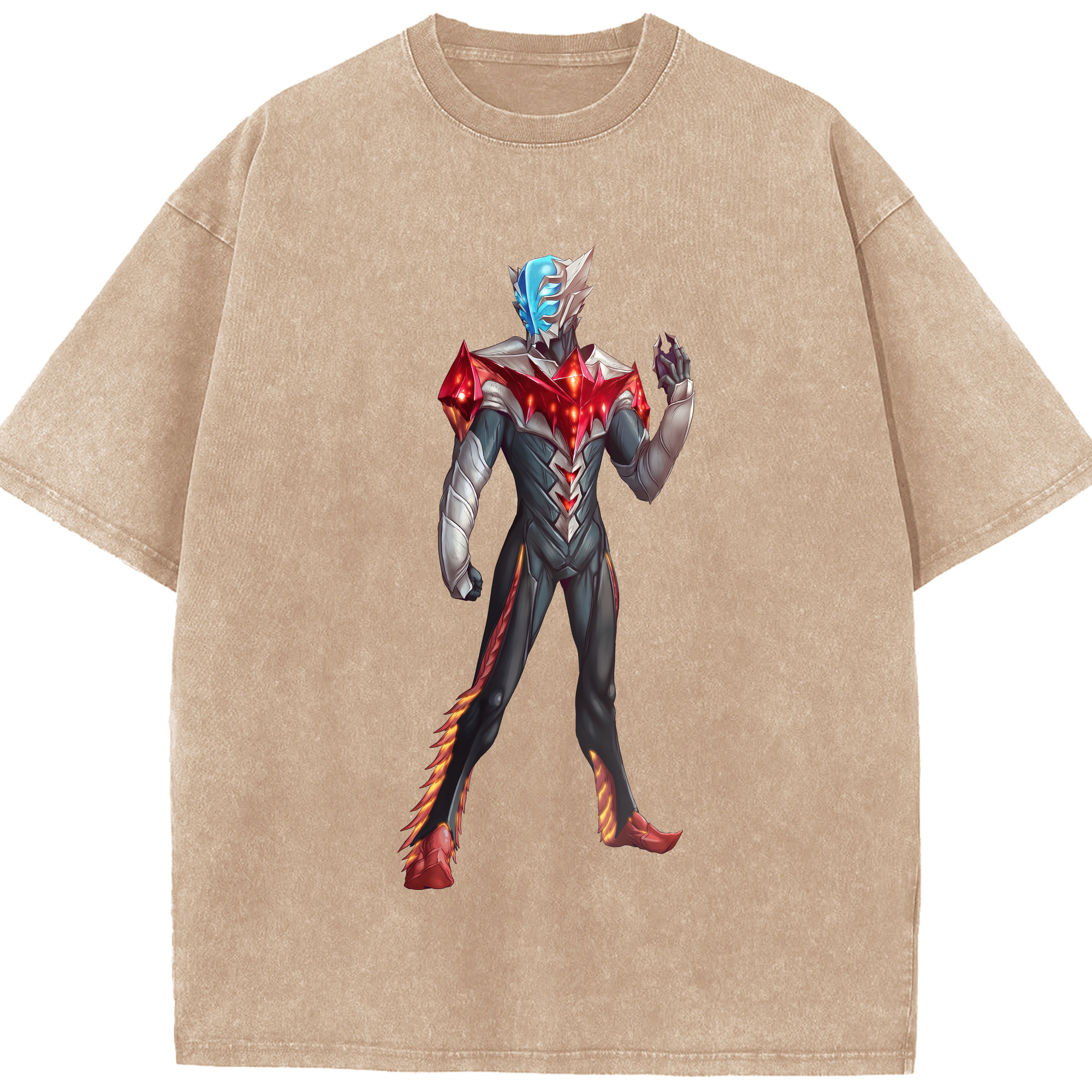 （画像用） ウルトラマン Ultraman 綿100% ヴィンテージ風 半袖Tシャツ（フロントプリント）
