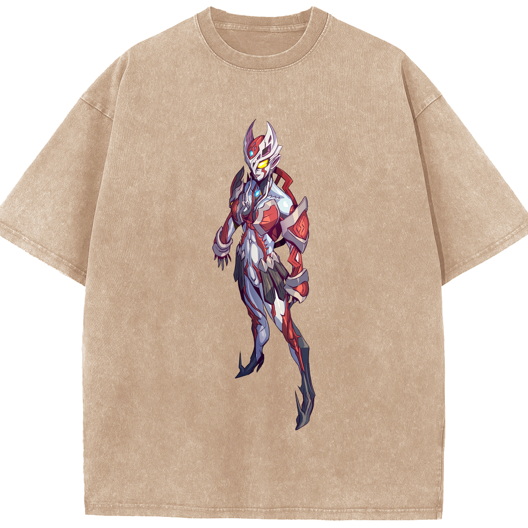 （画像用） ウルトラマン Ultraman 綿100% ヴィンテージ風 半袖Tシャツ（フロントプリント）