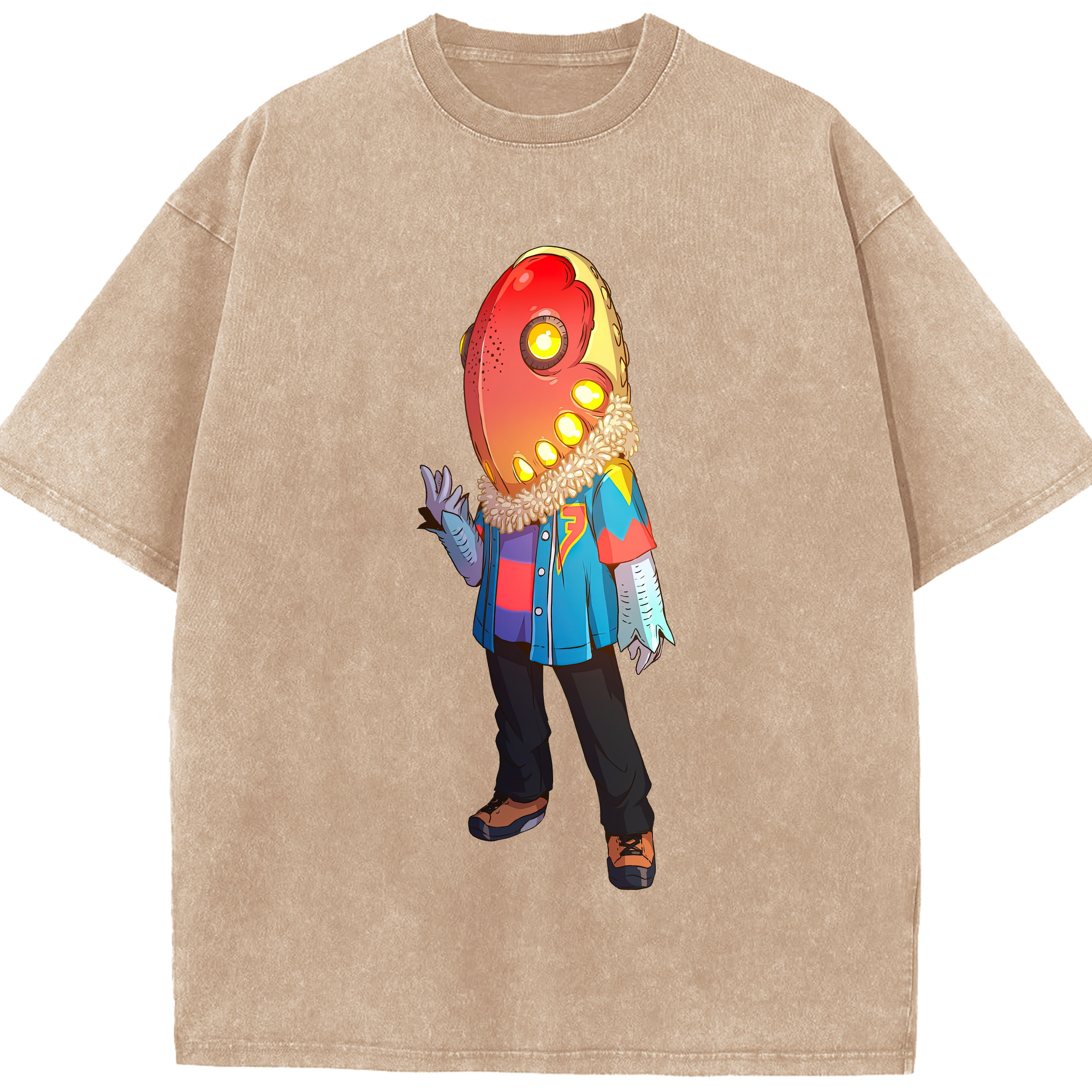（画像用） ウルトラマン Ultraman 綿100% ヴィンテージ風 半袖Tシャツ（フロントプリント）