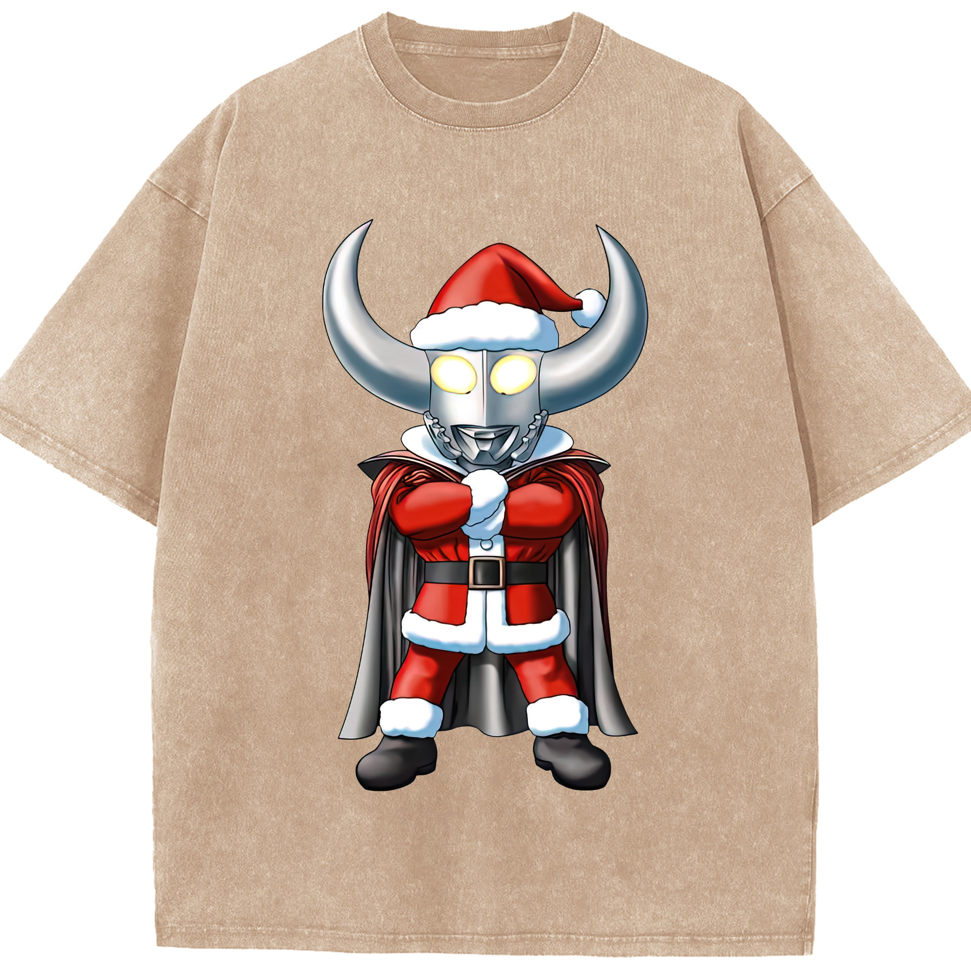 （画像用） ウルトラマン Ultraman 綿100% ヴィンテージ風 半袖Tシャツ（フロントプリント）