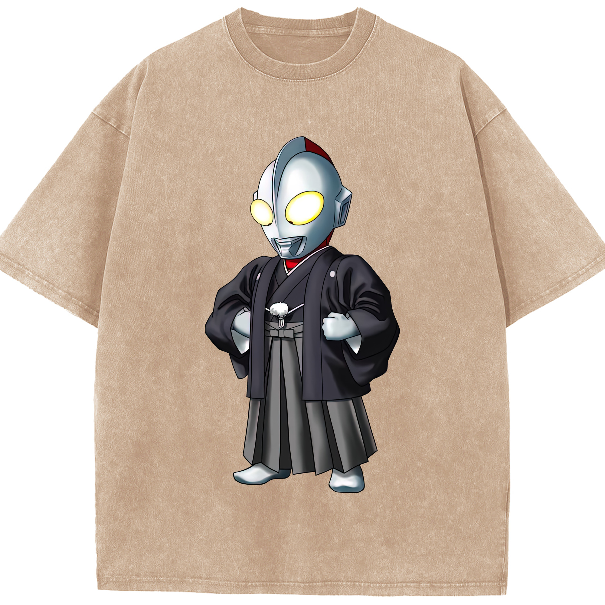 （画像用） ウルトラマン Ultraman 綿100% ヴィンテージ風 半袖Tシャツ（フロントプリント）