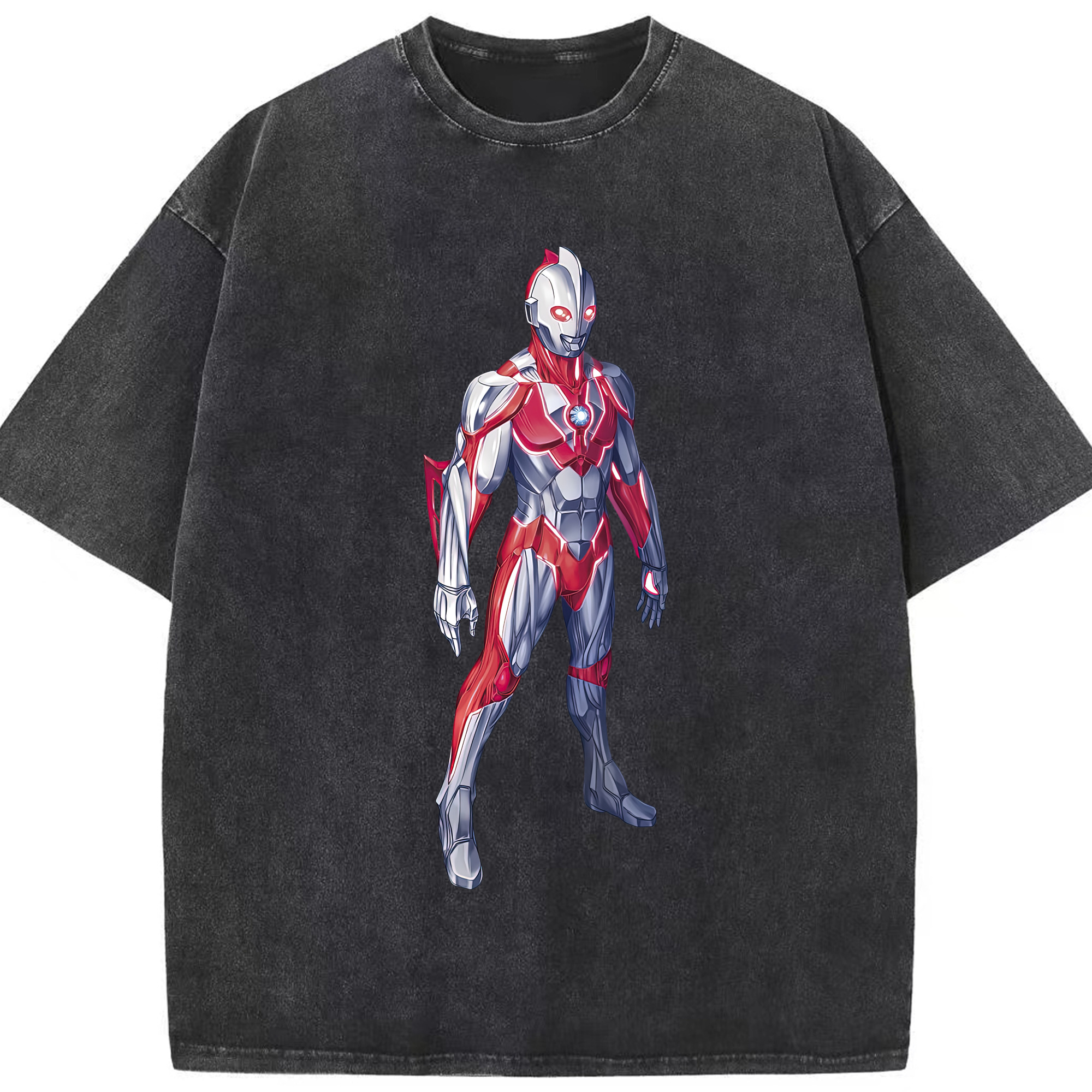 （画像用） ウルトラマン Ultraman 綿100% ヴィンテージ風 半袖Tシャツ（フロントプリント）