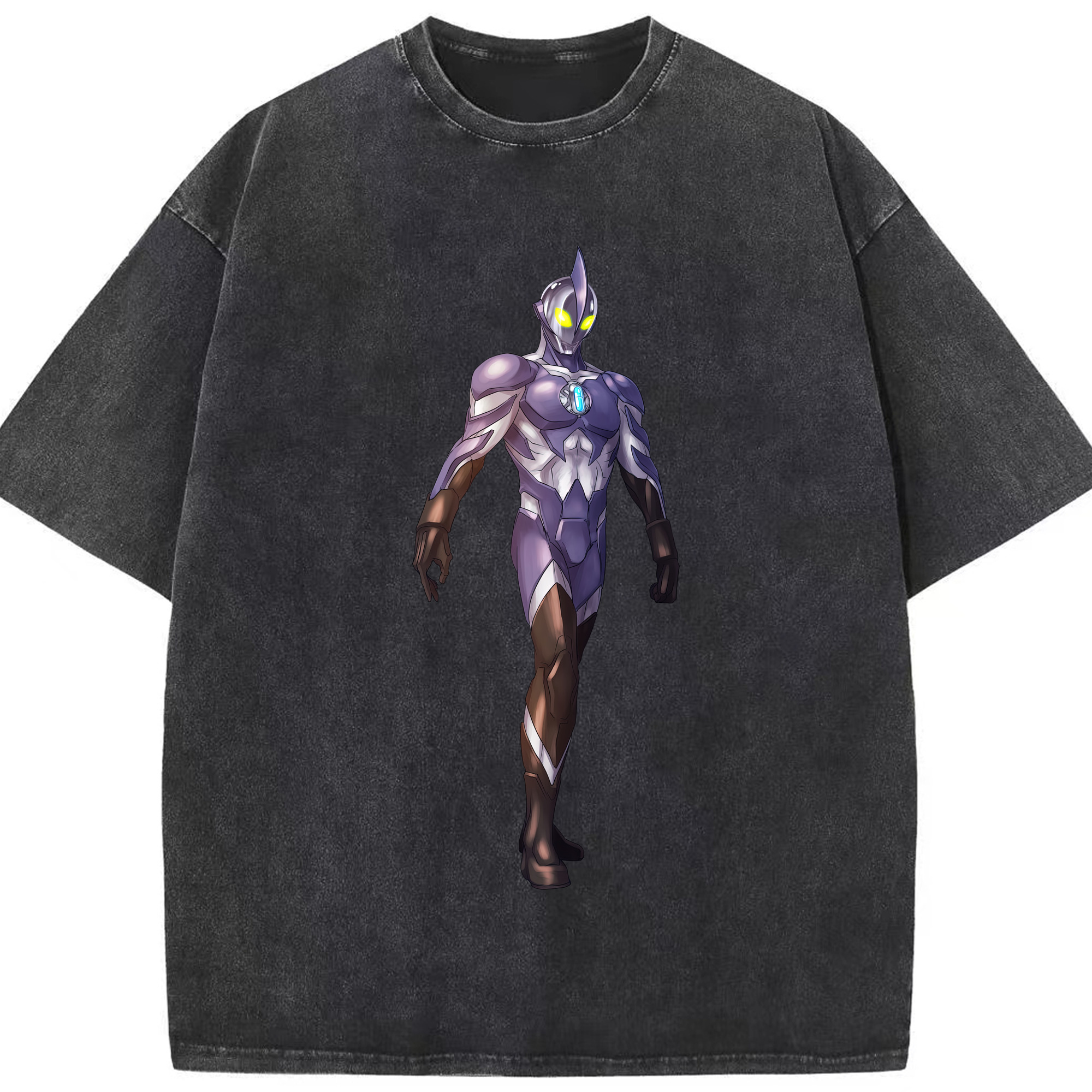 （画像用） ウルトラマン Ultraman 綿100% ヴィンテージ風 半袖Tシャツ（フロントプリント）
