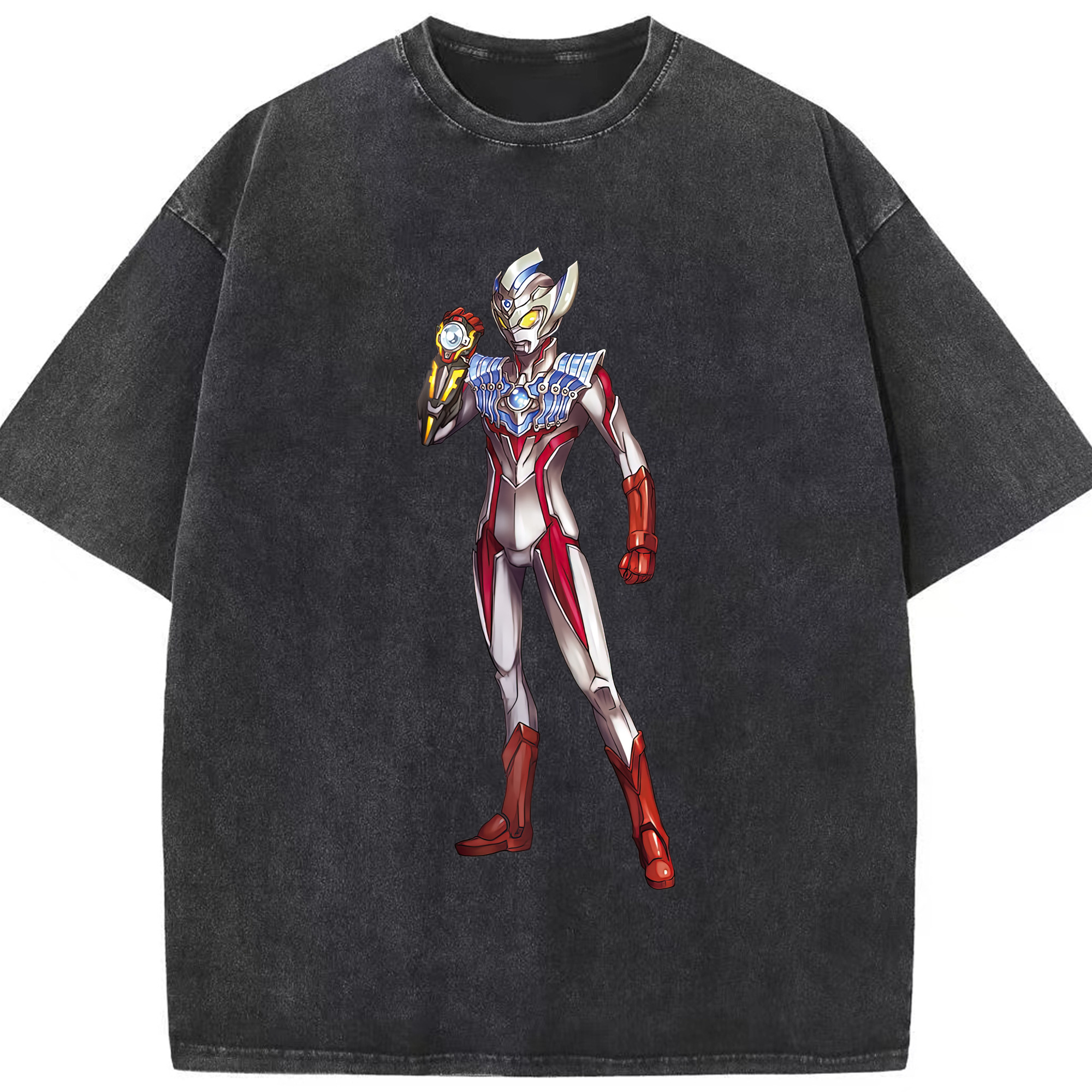 （画像用） ウルトラマン Ultraman 綿100% ヴィンテージ風 半袖Tシャツ（フロントプリント）