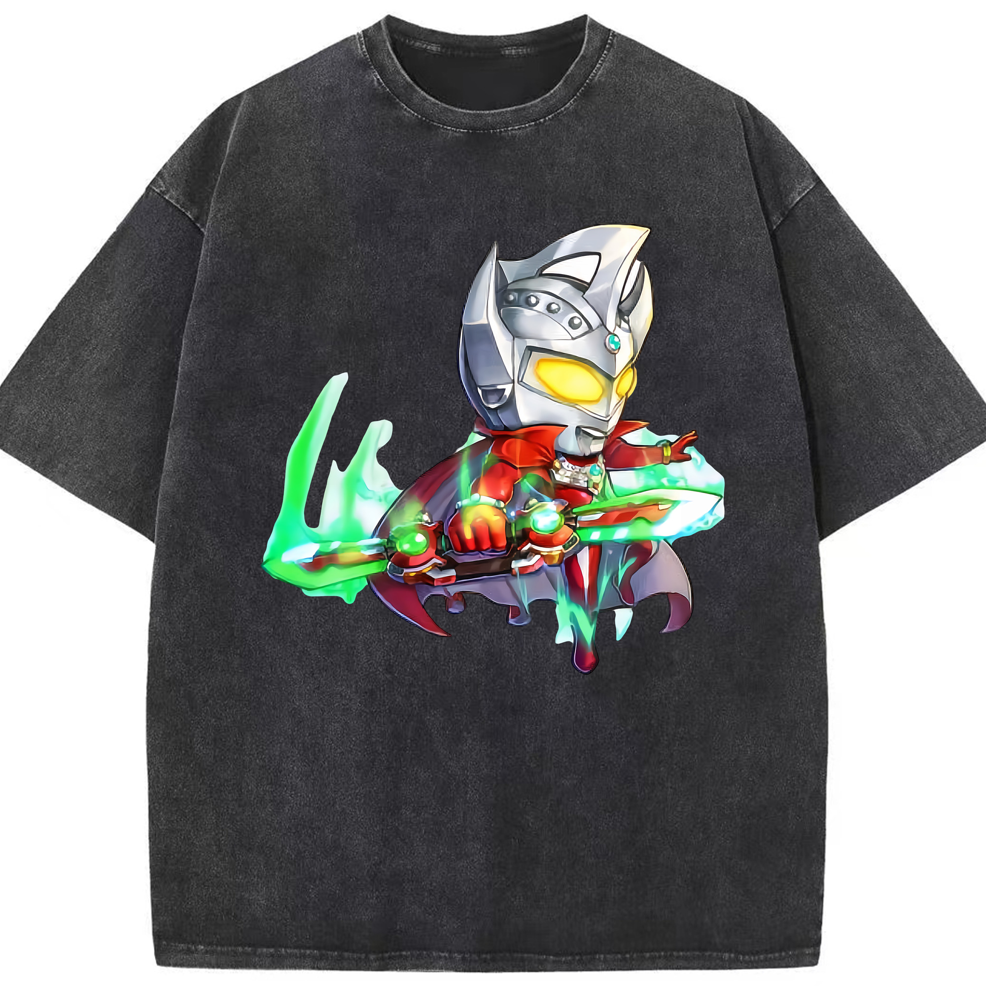 （画像用） ウルトラマン Ultraman 綿100% ヴィンテージ風 半袖Tシャツ（フロントプリント）