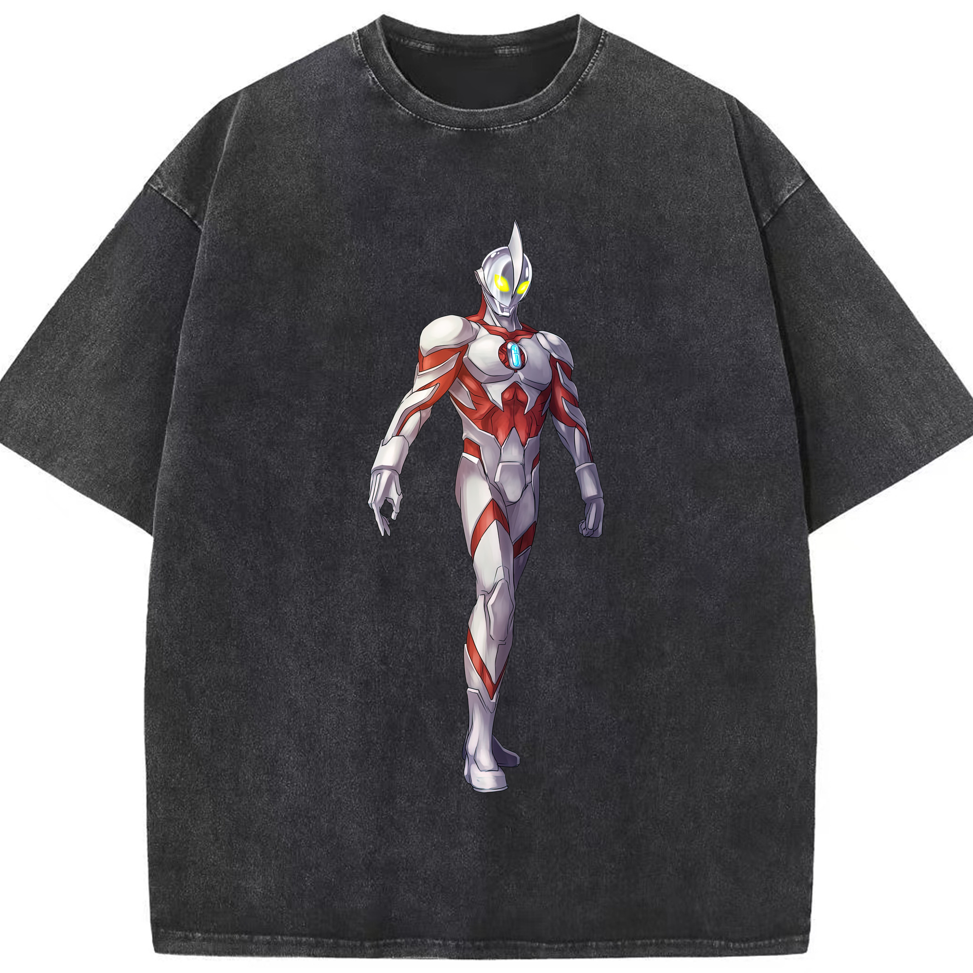 （画像用） ウルトラマン Ultraman 綿100% ヴィンテージ風 半袖Tシャツ（フロントプリント）