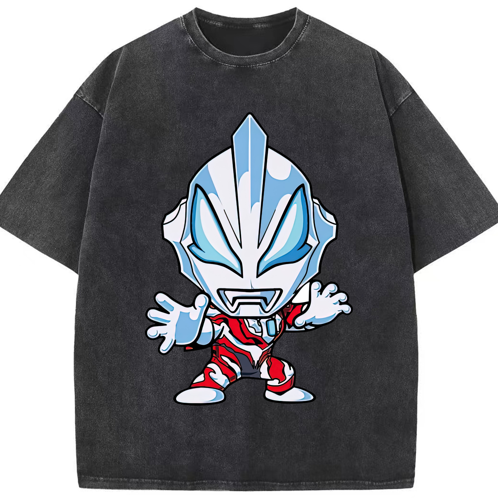 （画像用） ウルトラマン Ultraman 綿100% ヴィンテージ風 半袖Tシャツ（フロントプリント）