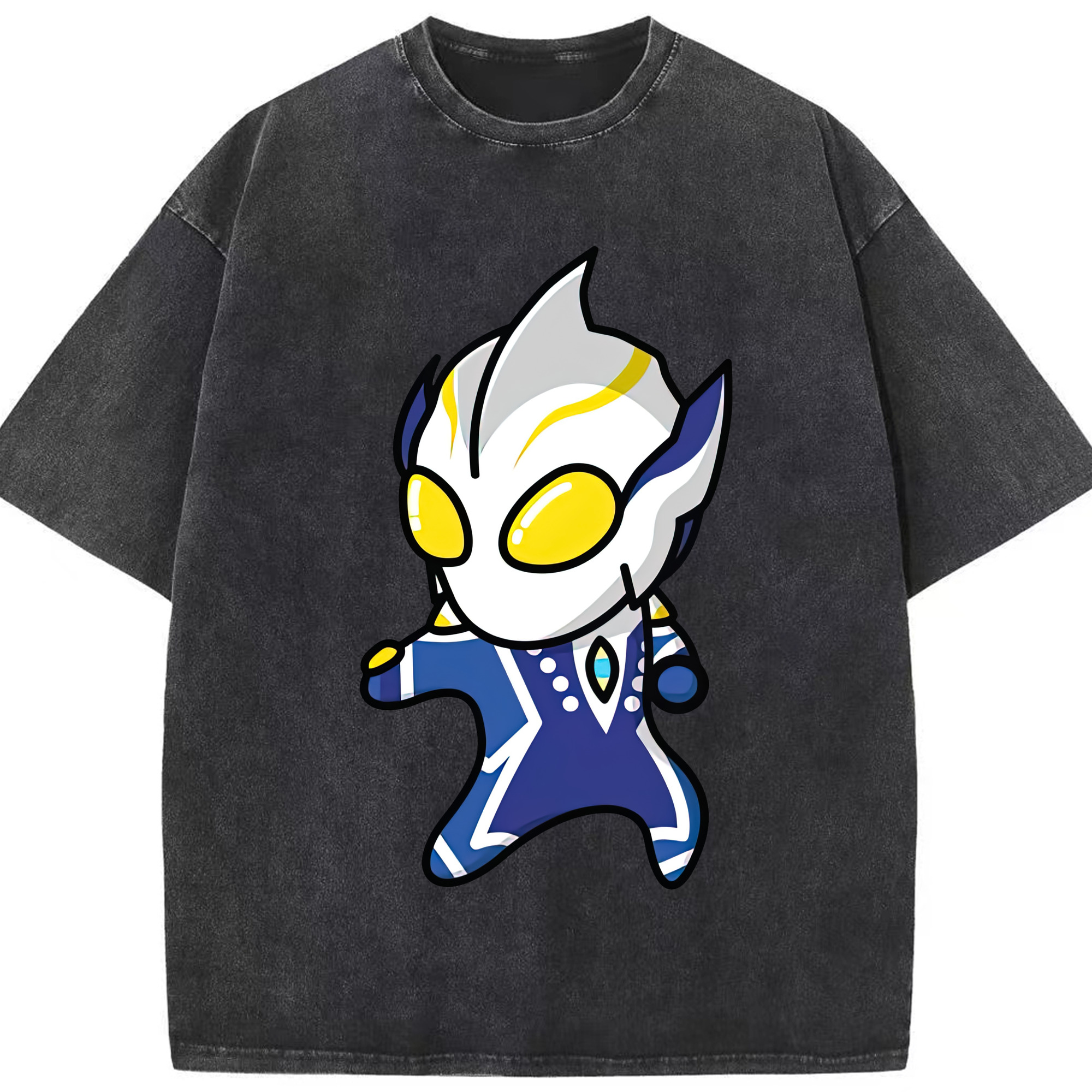 （画像用） ウルトラマン Ultraman 綿100% ヴィンテージ風 半袖Tシャツ（フロントプリント）