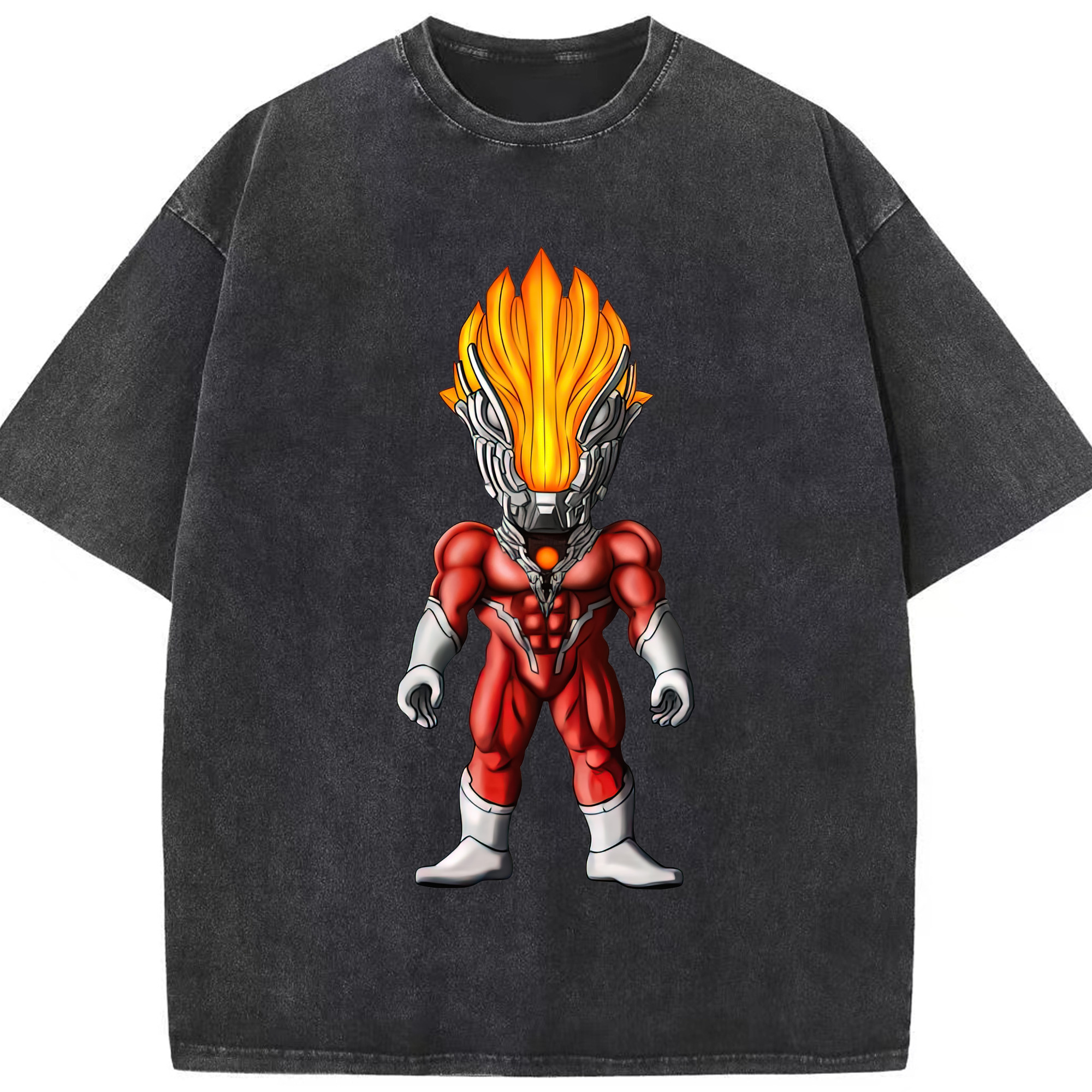 （画像用） ウルトラマン Ultraman 綿100% ヴィンテージ風 半袖Tシャツ（フロントプリント）