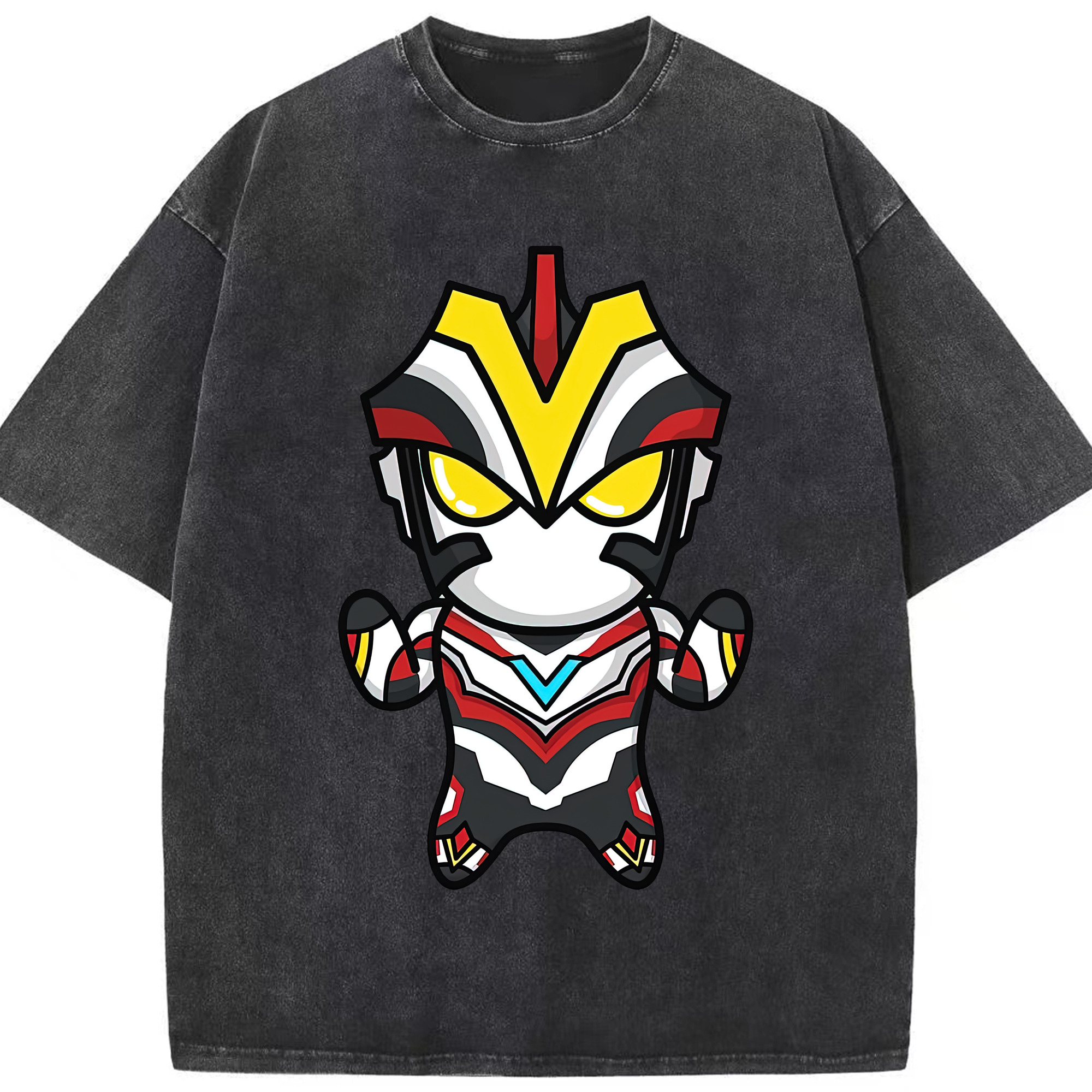 （画像用） ウルトラマン Ultraman 綿100% ヴィンテージ風 半袖Tシャツ（フロントプリント）