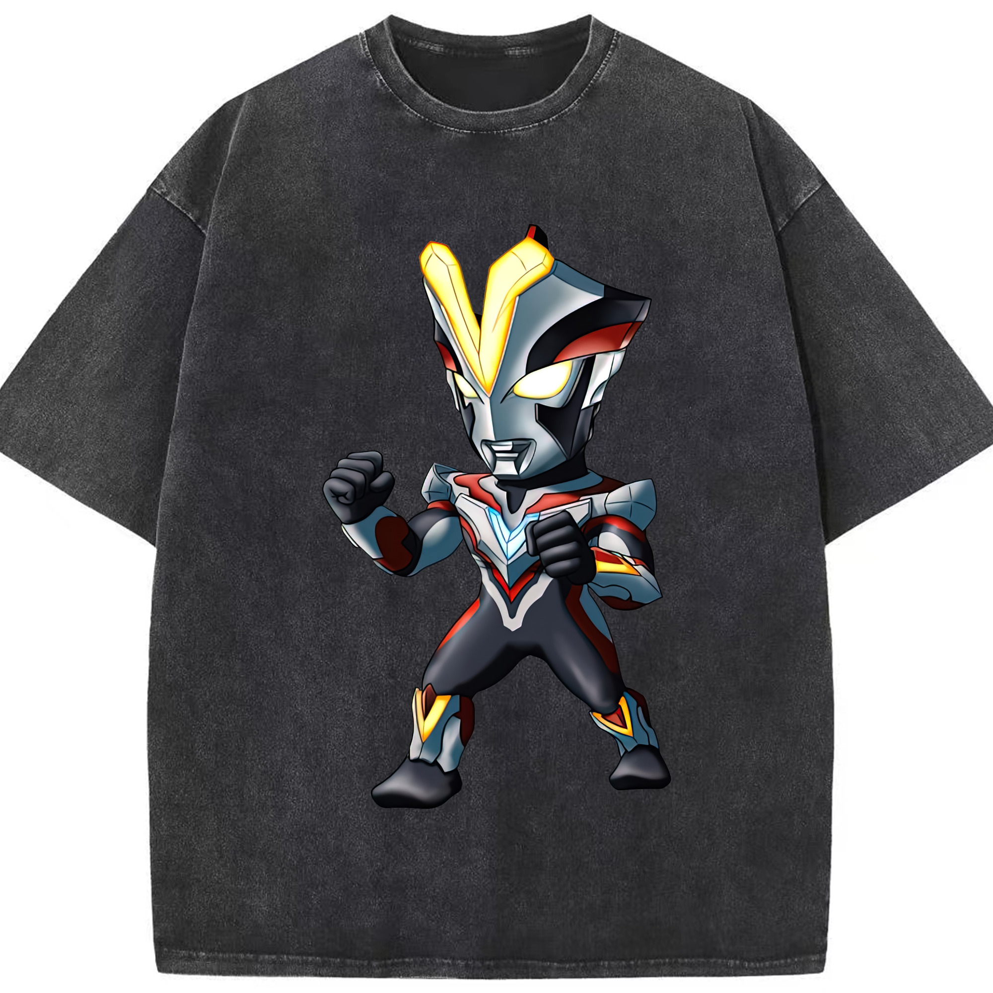 （画像用） ウルトラマン Ultraman 綿100% ヴィンテージ風 半袖Tシャツ（フロントプリント）