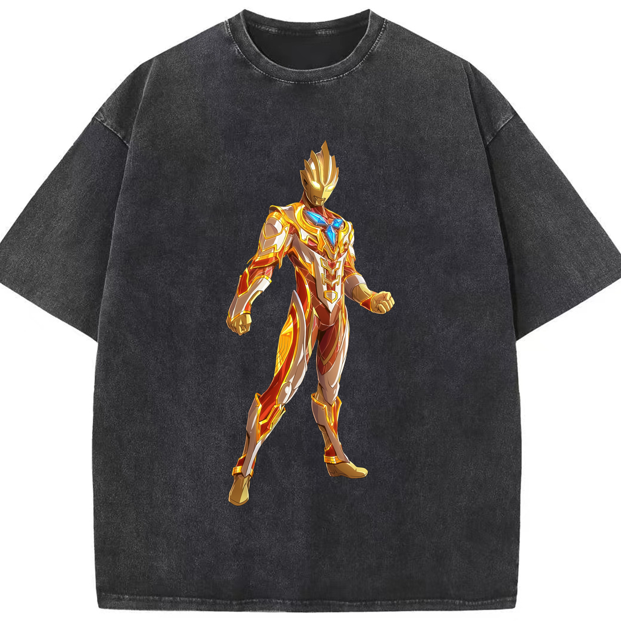 （画像用） ウルトラマン Ultraman 綿100% ヴィンテージ風 半袖Tシャツ（フロントプリント）
