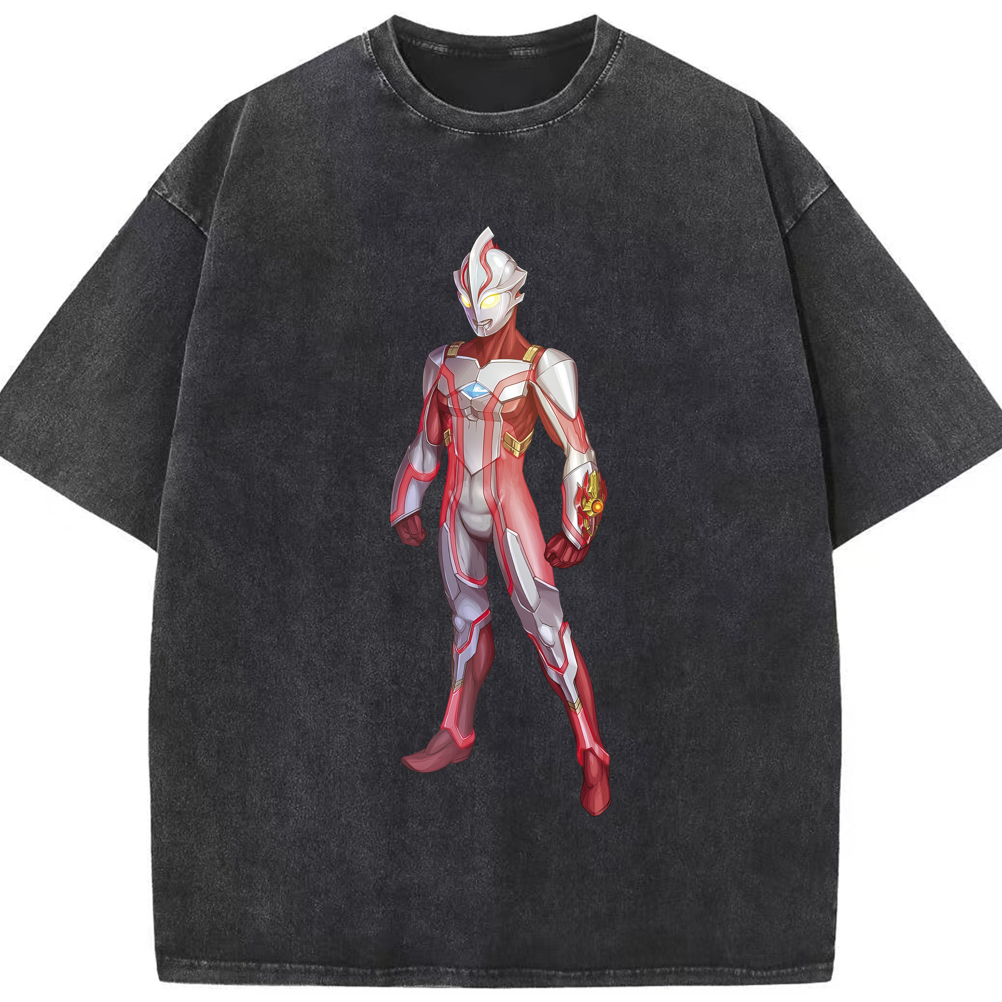 （画像用） ウルトラマン Ultraman 綿100% ヴィンテージ風 半袖Tシャツ（フロントプリント）