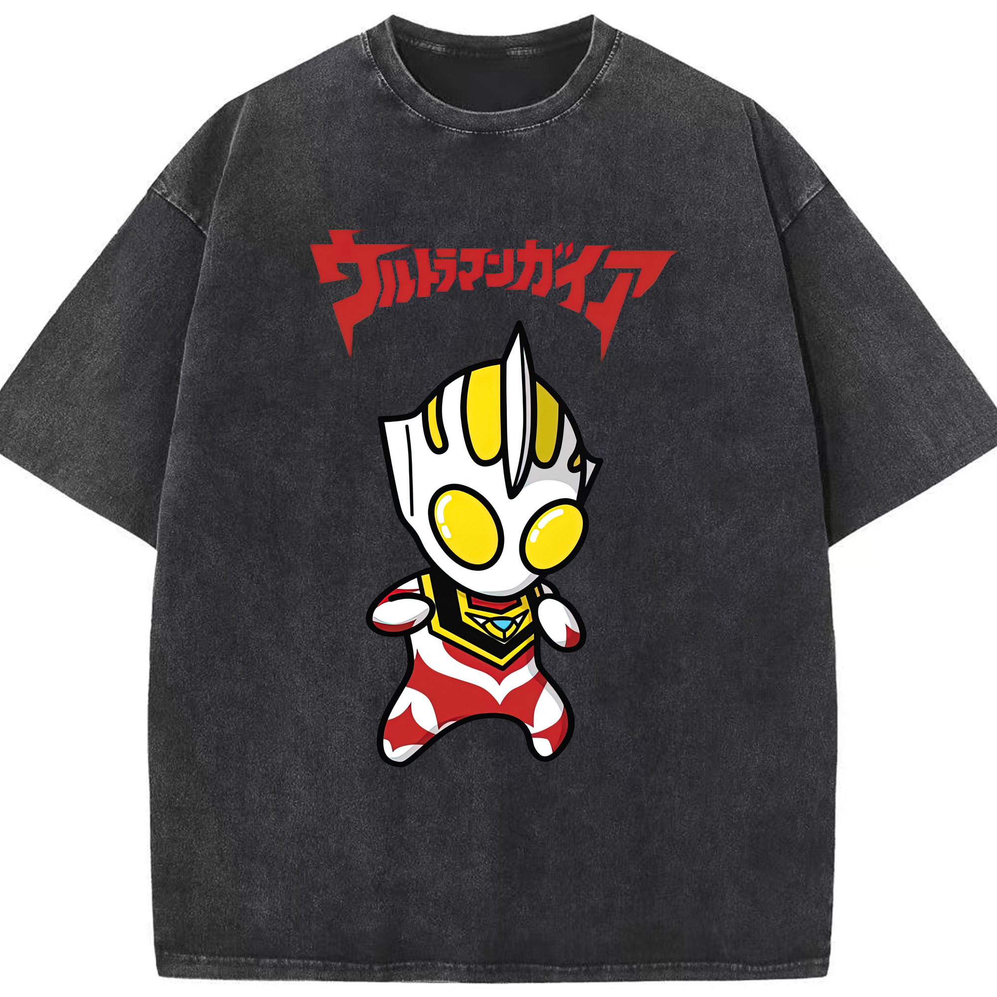 （画像用） ウルトラマン Ultraman 綿100% ヴィンテージ風 半袖Tシャツ（フロントプリント）