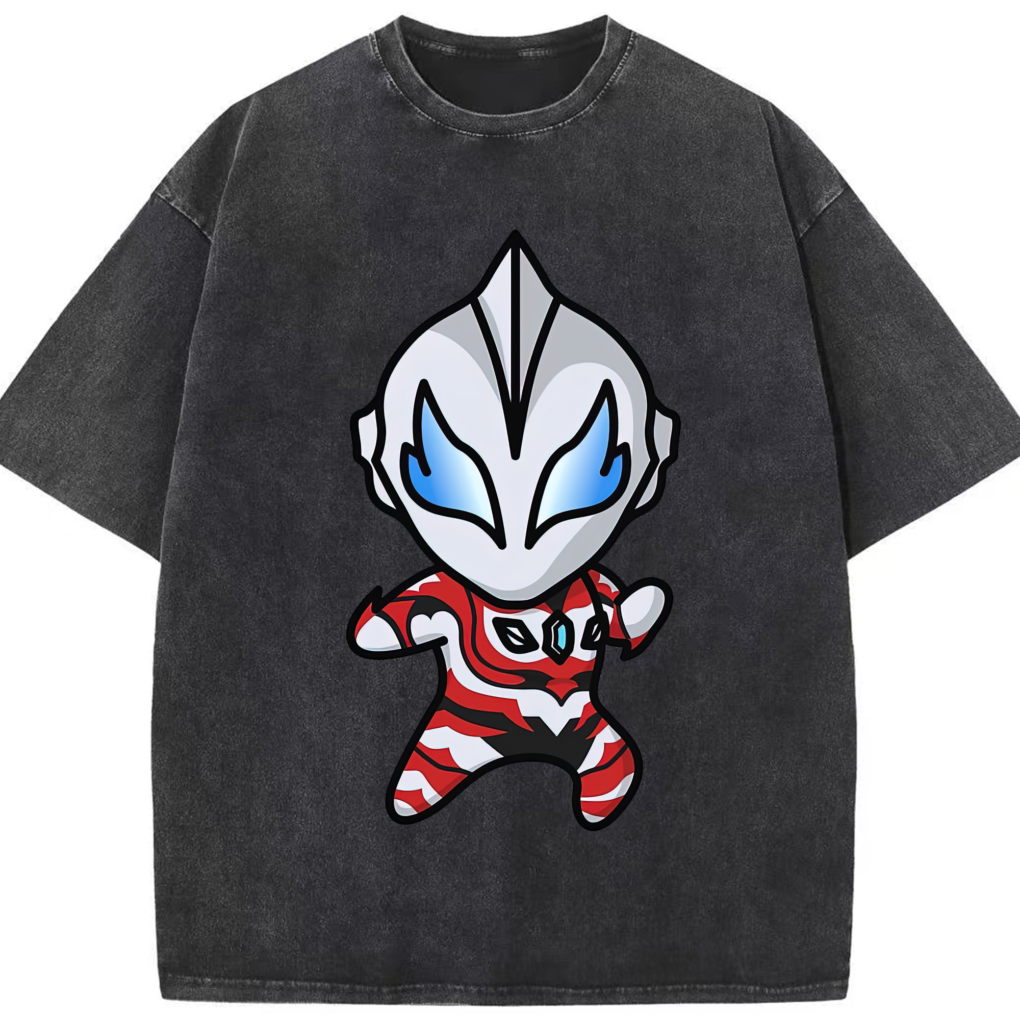（画像用） ウルトラマン Ultraman 綿100% ヴィンテージ風 半袖Tシャツ（フロントプリント）