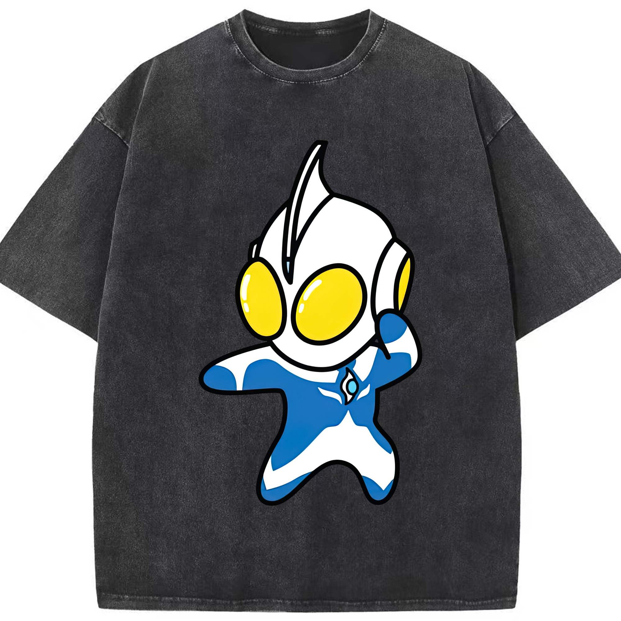 （画像用） ウルトラマン Ultraman 綿100% ヴィンテージ風 半袖Tシャツ（フロントプリント）