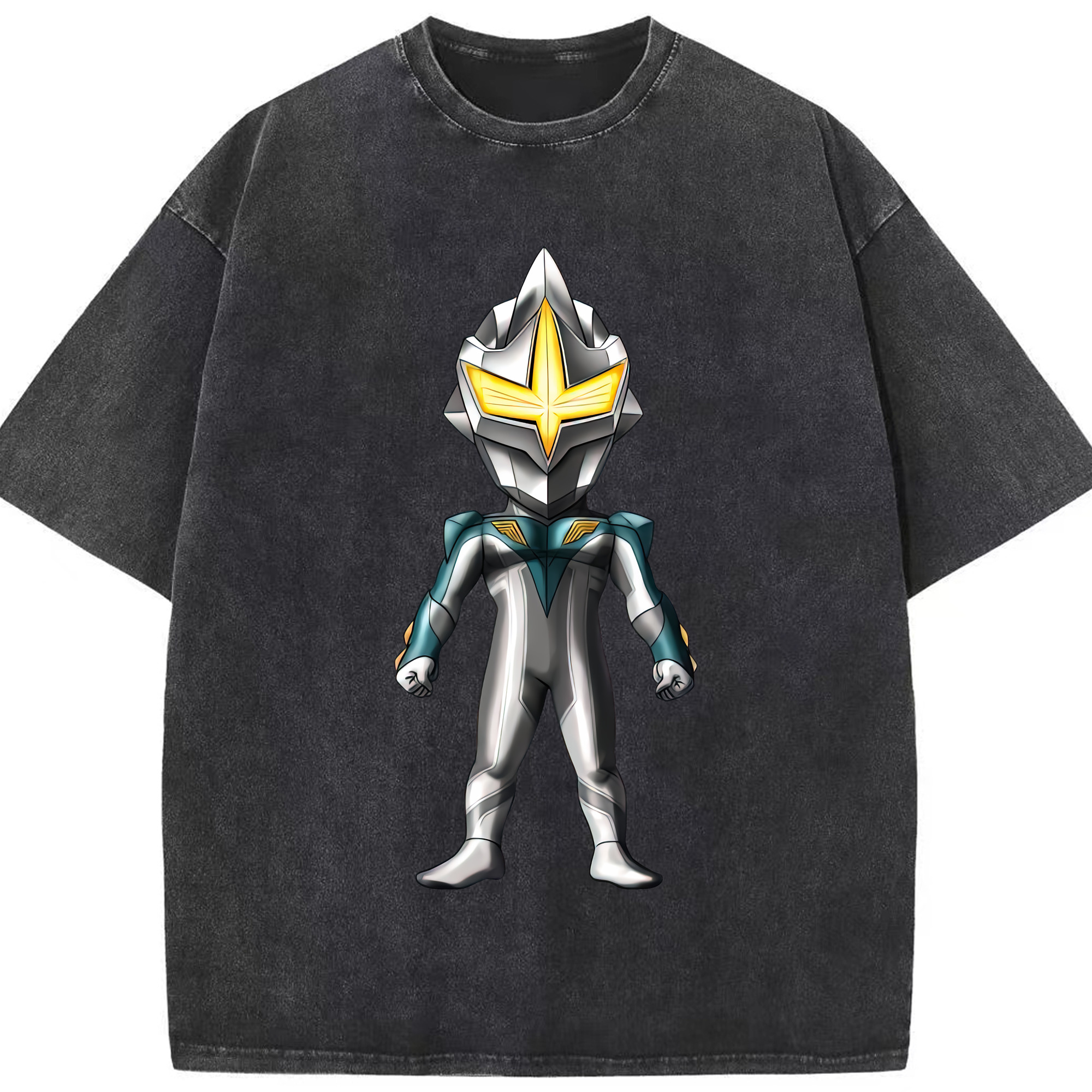（画像用） ウルトラマン Ultraman 綿100% ヴィンテージ風 半袖Tシャツ（フロントプリント）