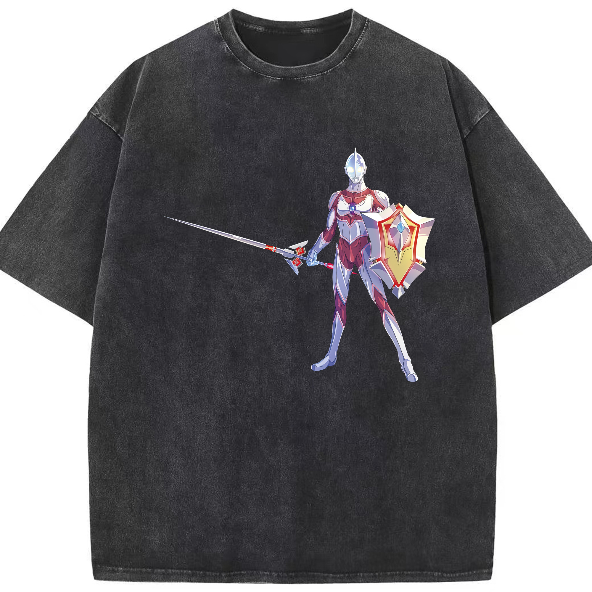 （画像用） ウルトラマン Ultraman 綿100% ヴィンテージ風 半袖Tシャツ（フロントプリント）