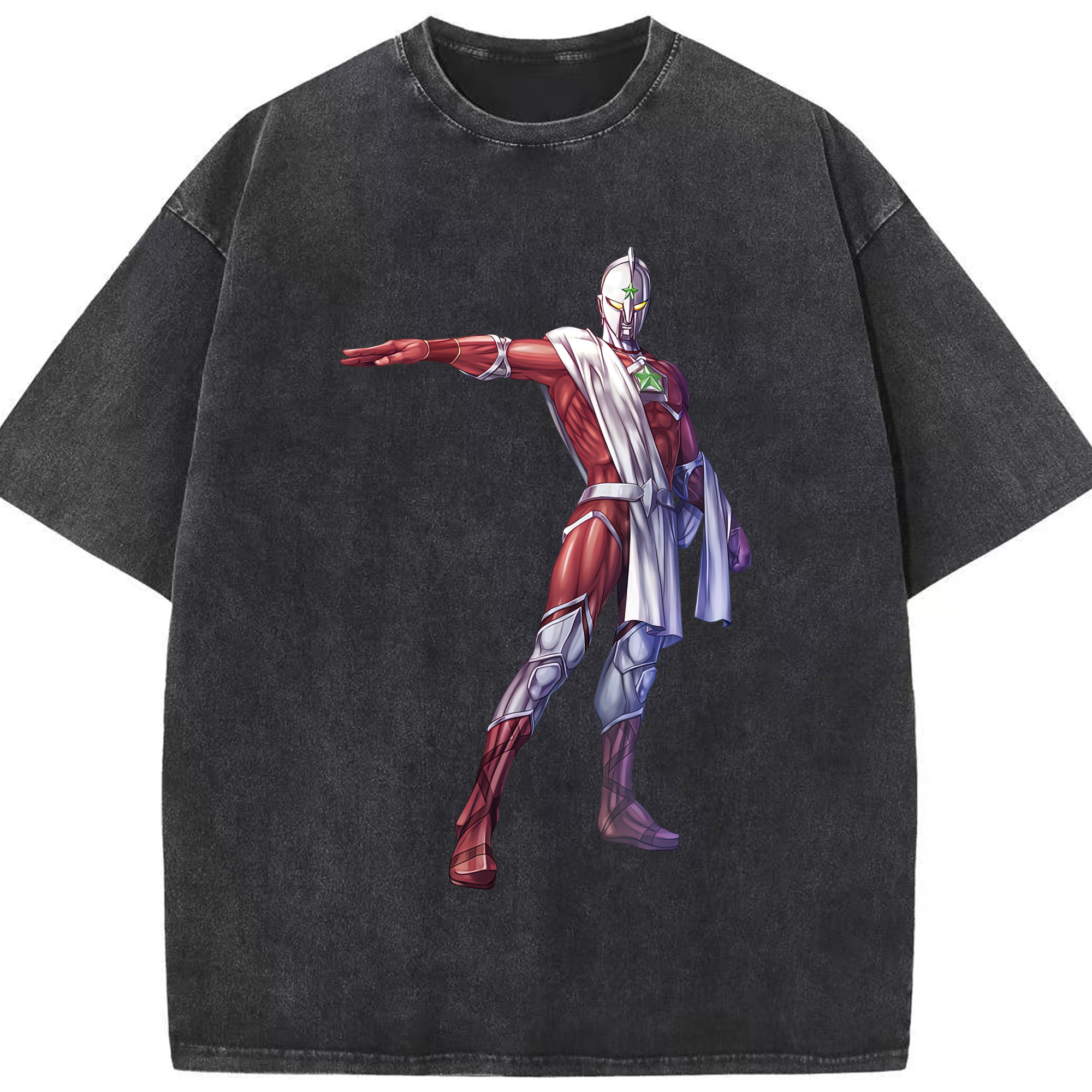 （画像用） ウルトラマン Ultraman 綿100% ヴィンテージ風 半袖Tシャツ（フロントプリント）