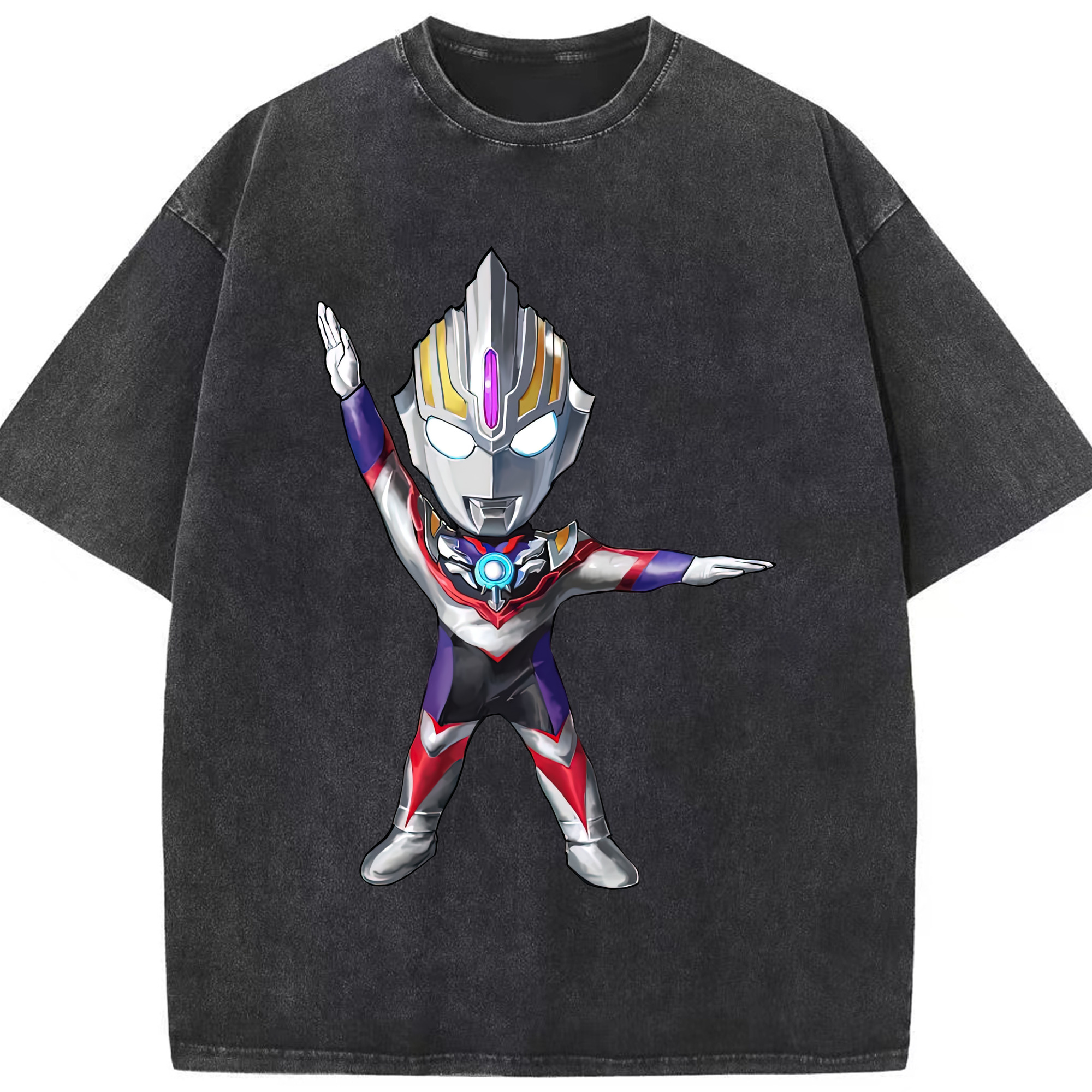 （画像用） ウルトラマン Ultraman 綿100% ヴィンテージ風 半袖Tシャツ（フロントプリント）