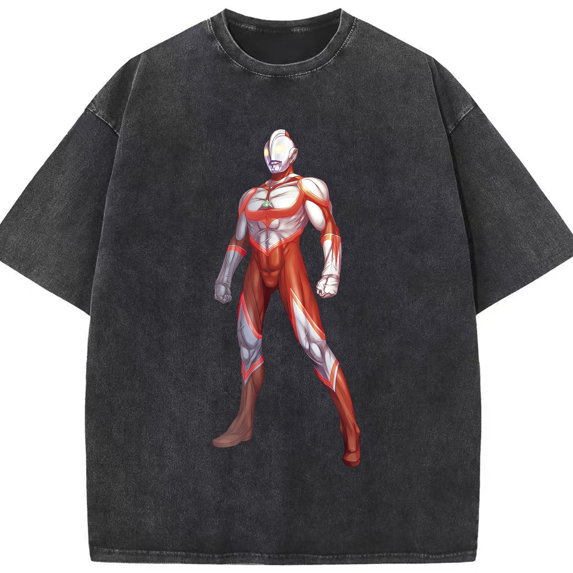 （画像用） ウルトラマン Ultraman 綿100% ヴィンテージ風 半袖Tシャツ（フロントプリント）