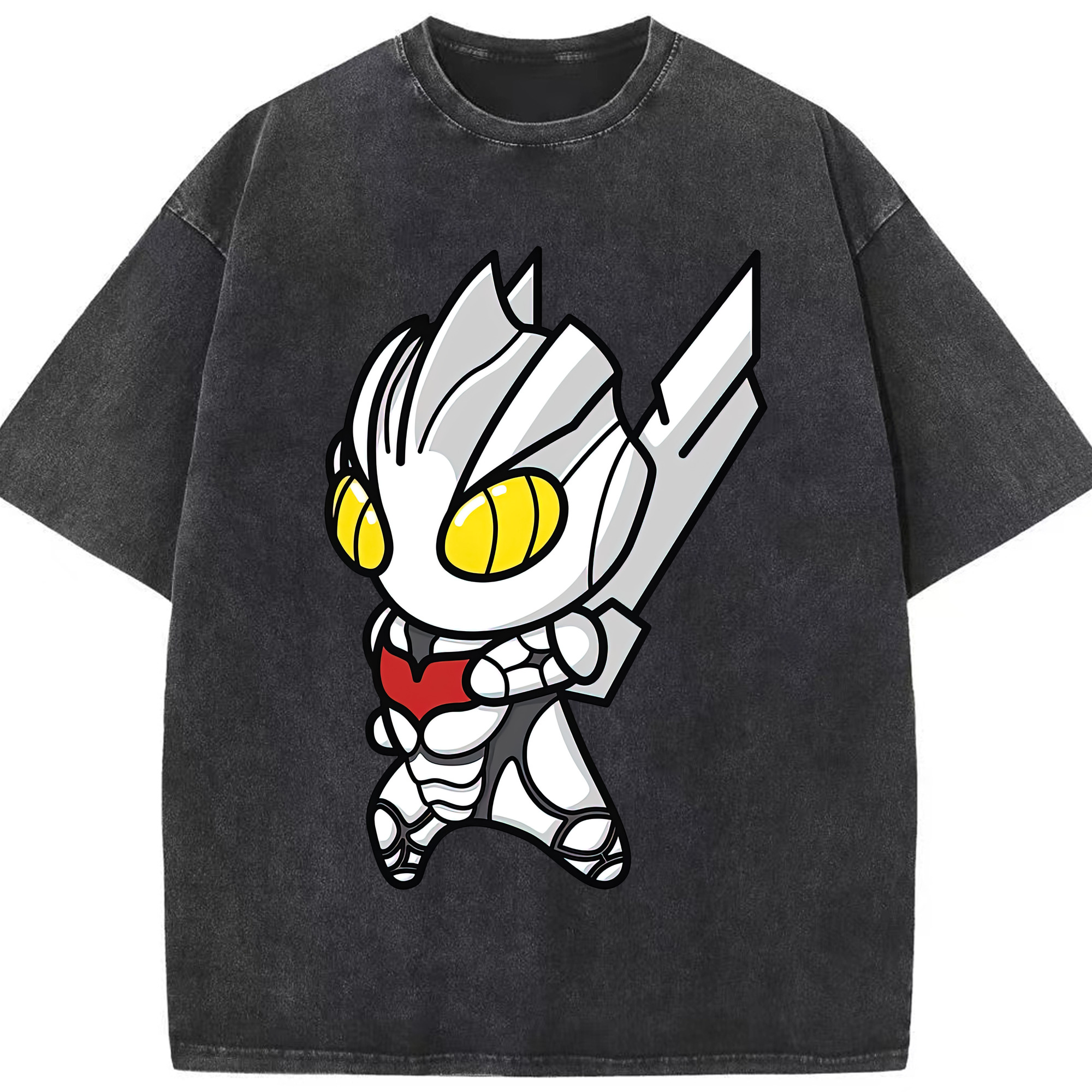 （画像用） ウルトラマン Ultraman 綿100% ヴィンテージ風 半袖Tシャツ（フロントプリント）