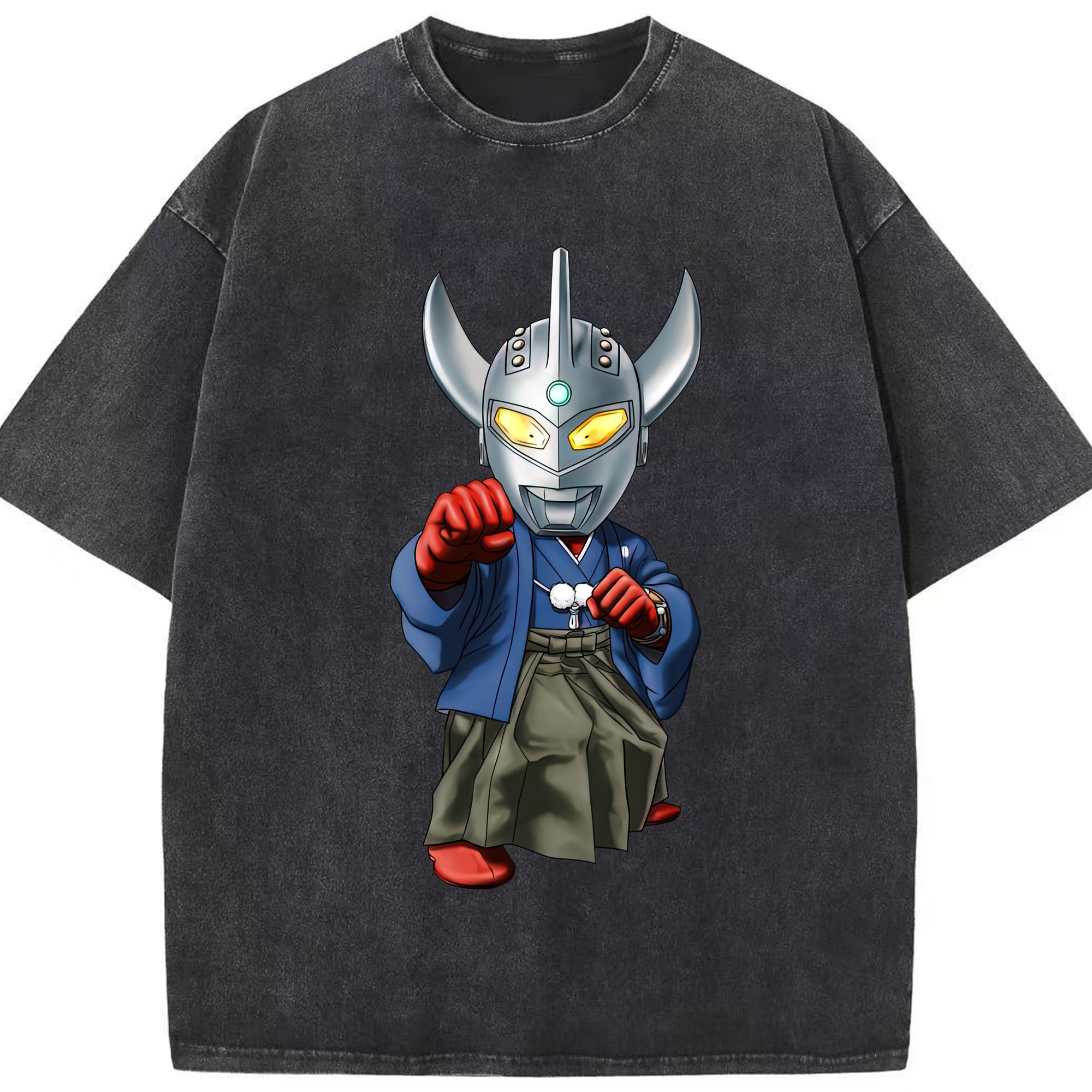 （画像用） ウルトラマン Ultraman 綿100% ヴィンテージ風 半袖Tシャツ（フロントプリント）