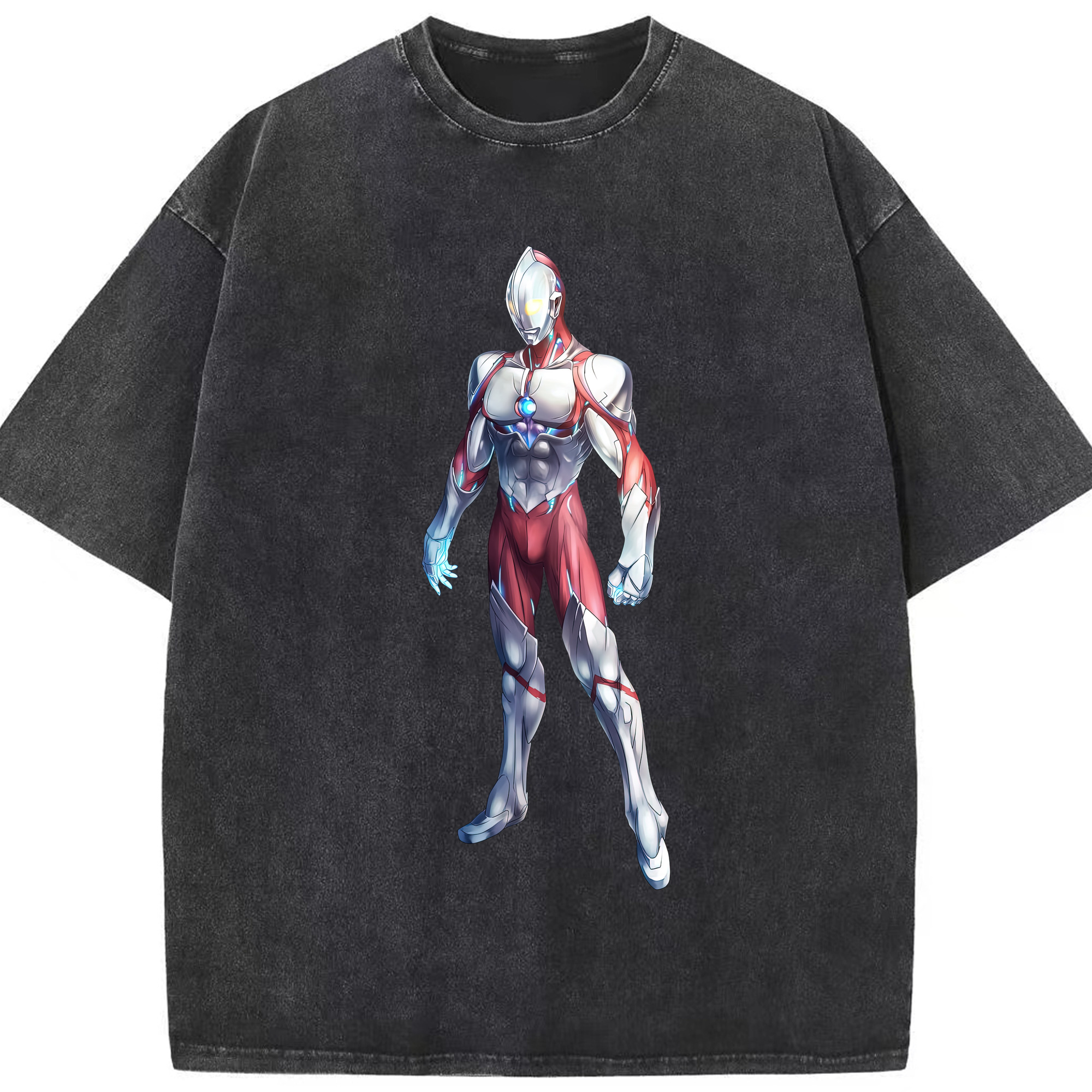 （画像用） ウルトラマン Ultraman 綿100% ヴィンテージ風 半袖Tシャツ（フロントプリント）