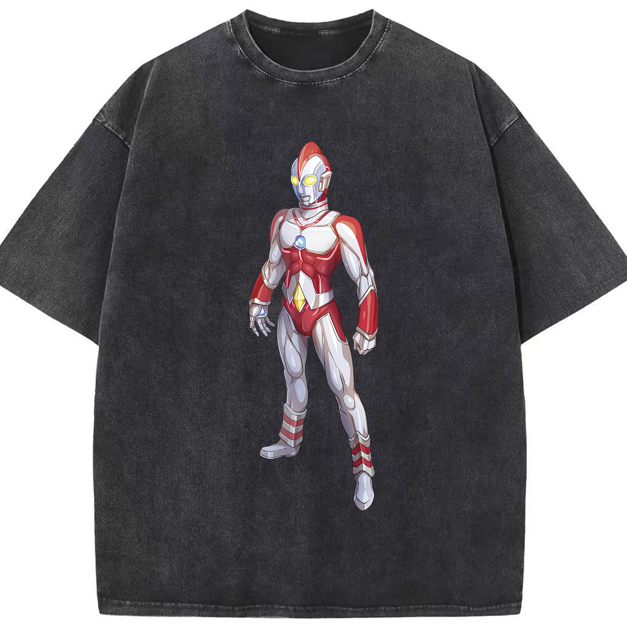 （画像用） ウルトラマン Ultraman 綿100% ヴィンテージ風 半袖Tシャツ（フロントプリント）