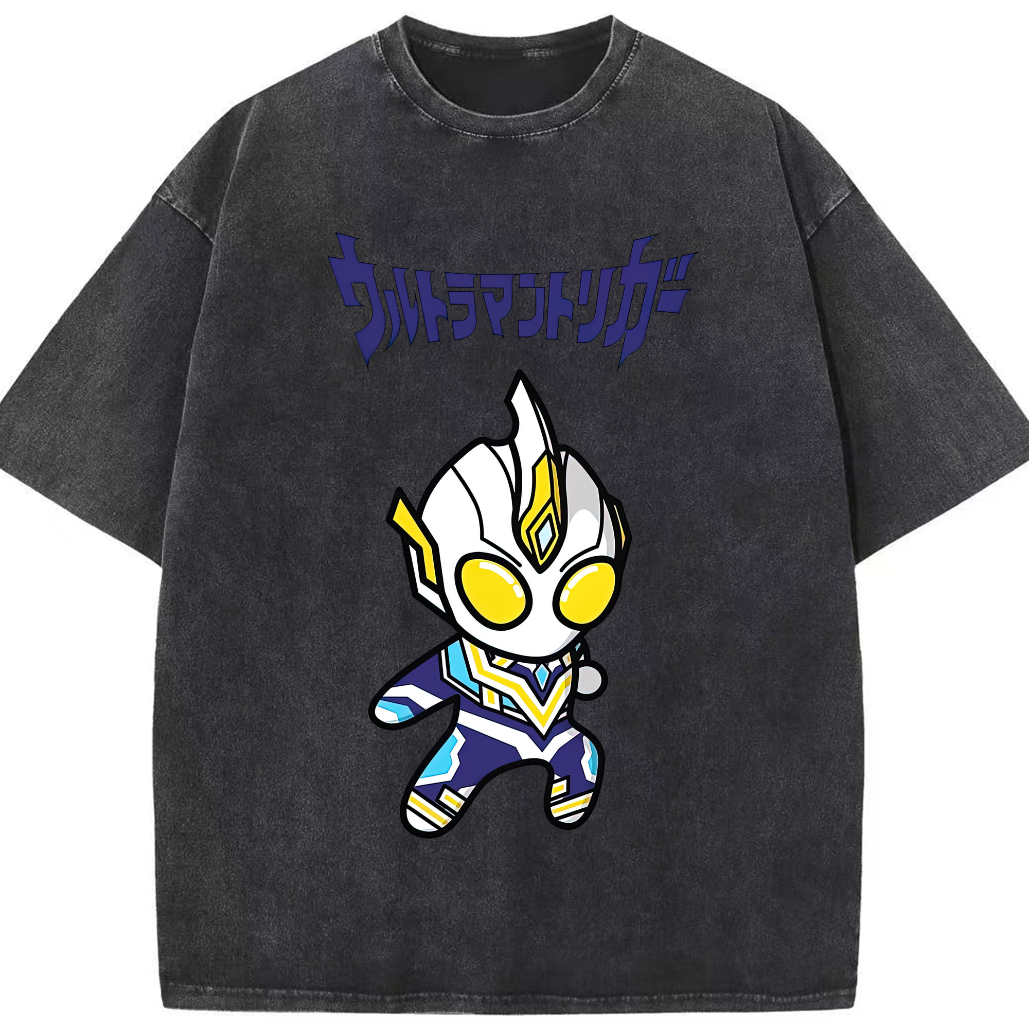 （画像用） ウルトラマン Ultraman 綿100% ヴィンテージ風 半袖Tシャツ（フロントプリント）