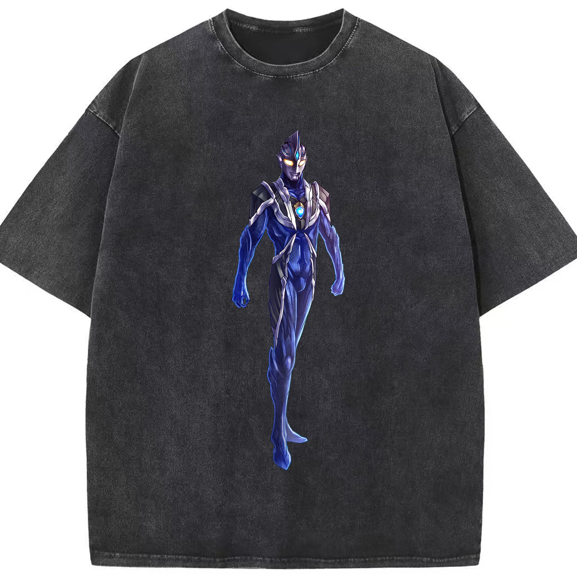 （画像用） ウルトラマン Ultraman 綿100% ヴィンテージ風 半袖Tシャツ（フロントプリント）
