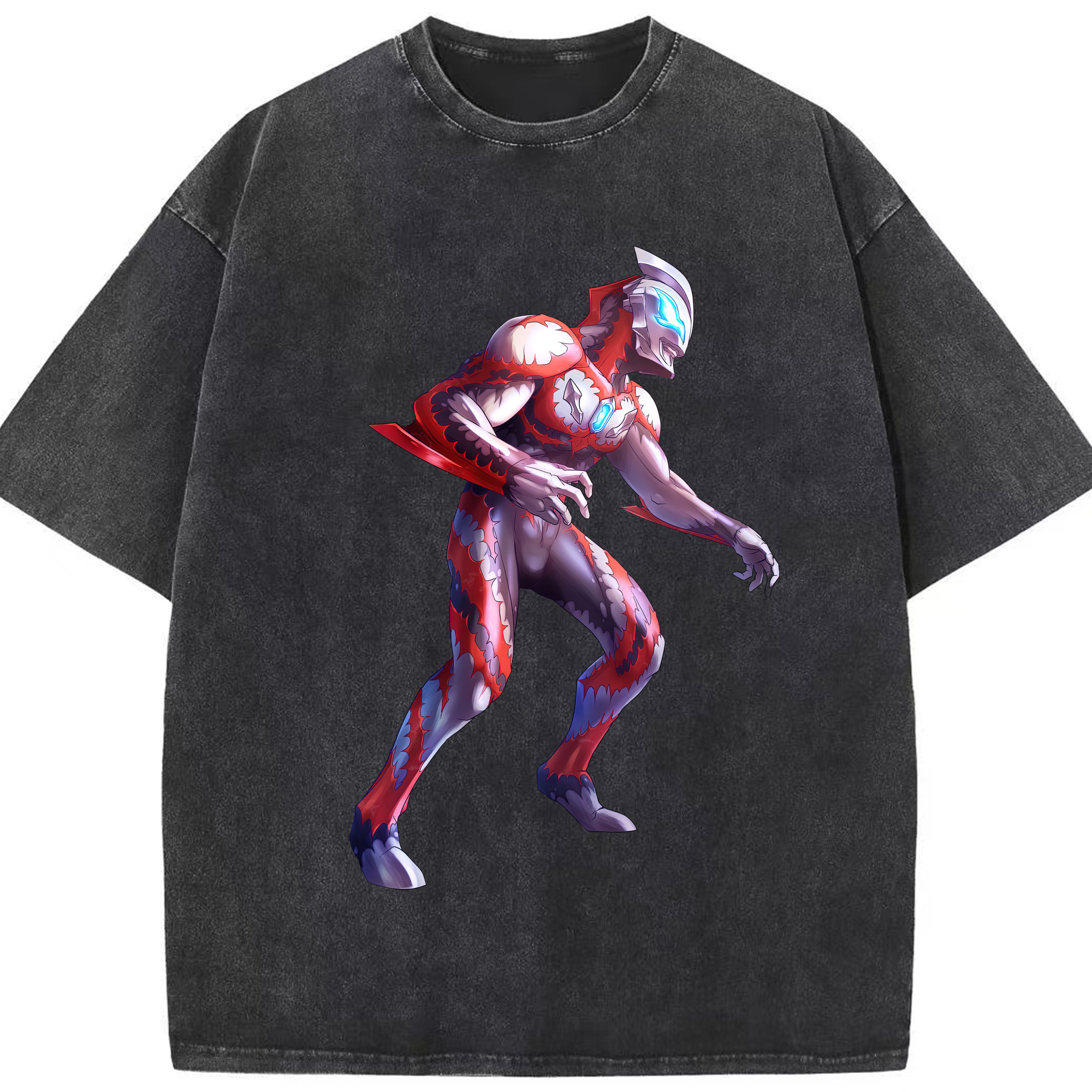 （画像用） ウルトラマン Ultraman 綿100% ヴィンテージ風 半袖Tシャツ（フロントプリント）