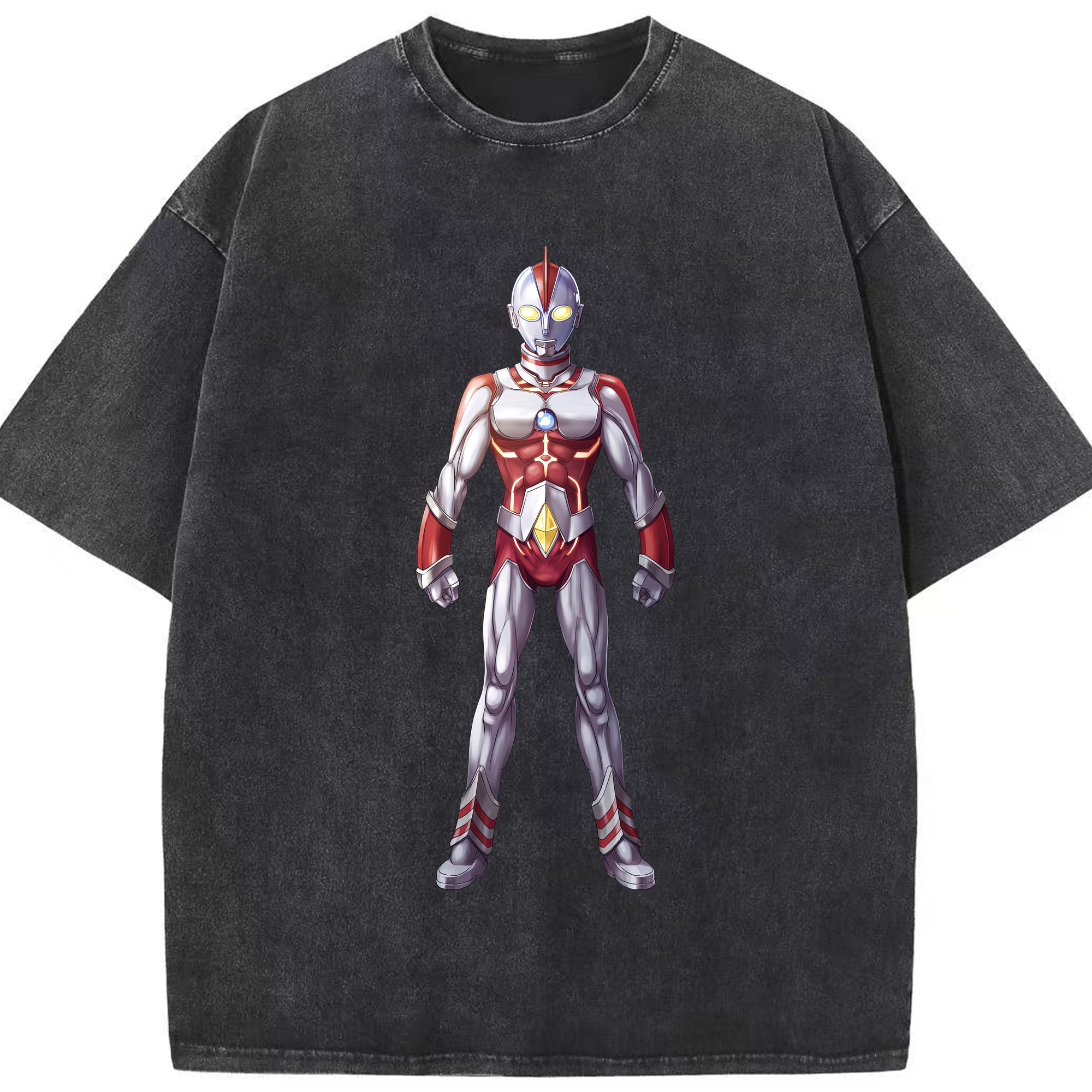 （画像用） ウルトラマン Ultraman 綿100% ヴィンテージ風 半袖Tシャツ（フロントプリント）