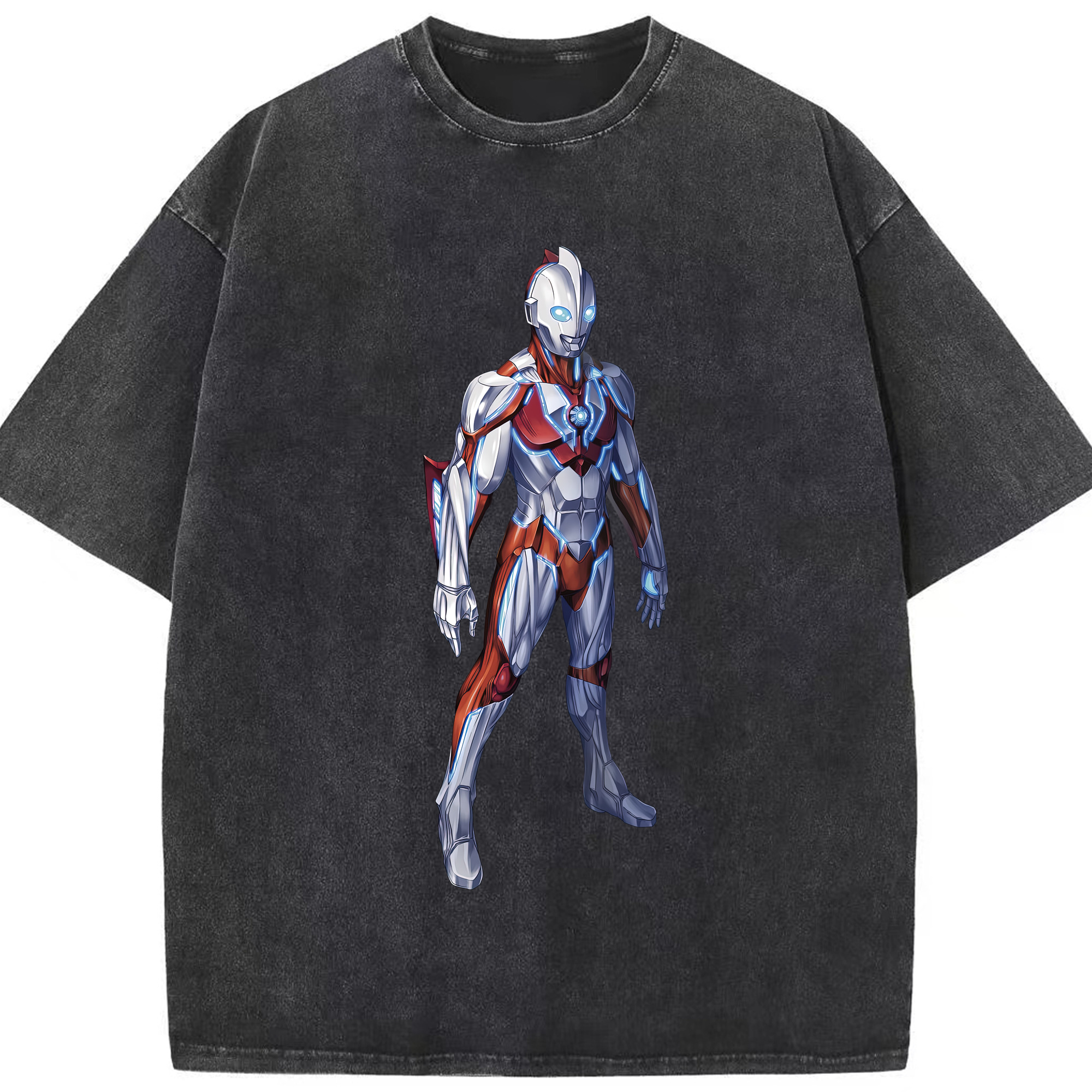 （画像用） ウルトラマン Ultraman 綿100% ヴィンテージ風 半袖Tシャツ（フロントプリント）