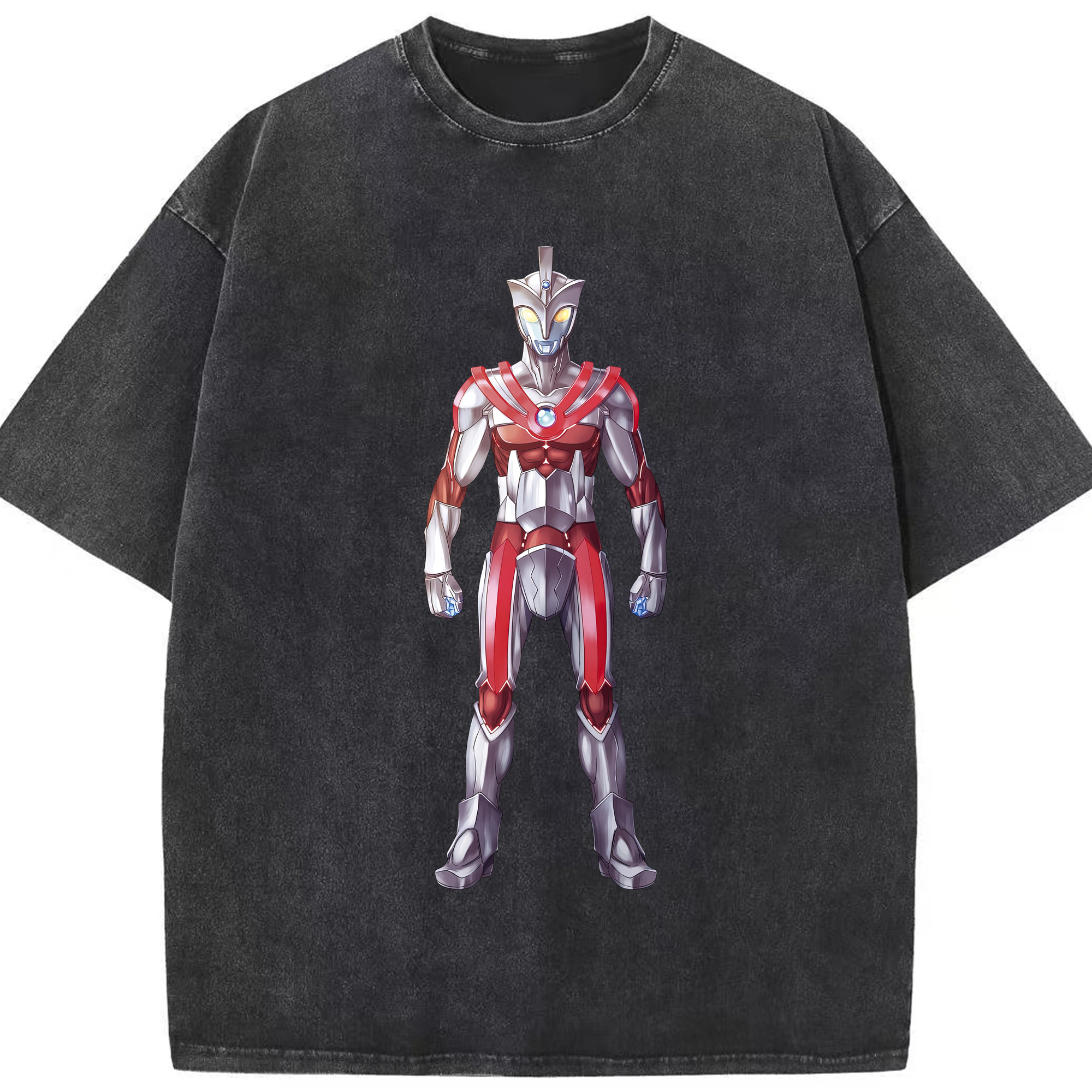 （画像用） ウルトラマン Ultraman 綿100% ヴィンテージ風 半袖Tシャツ（フロントプリント）