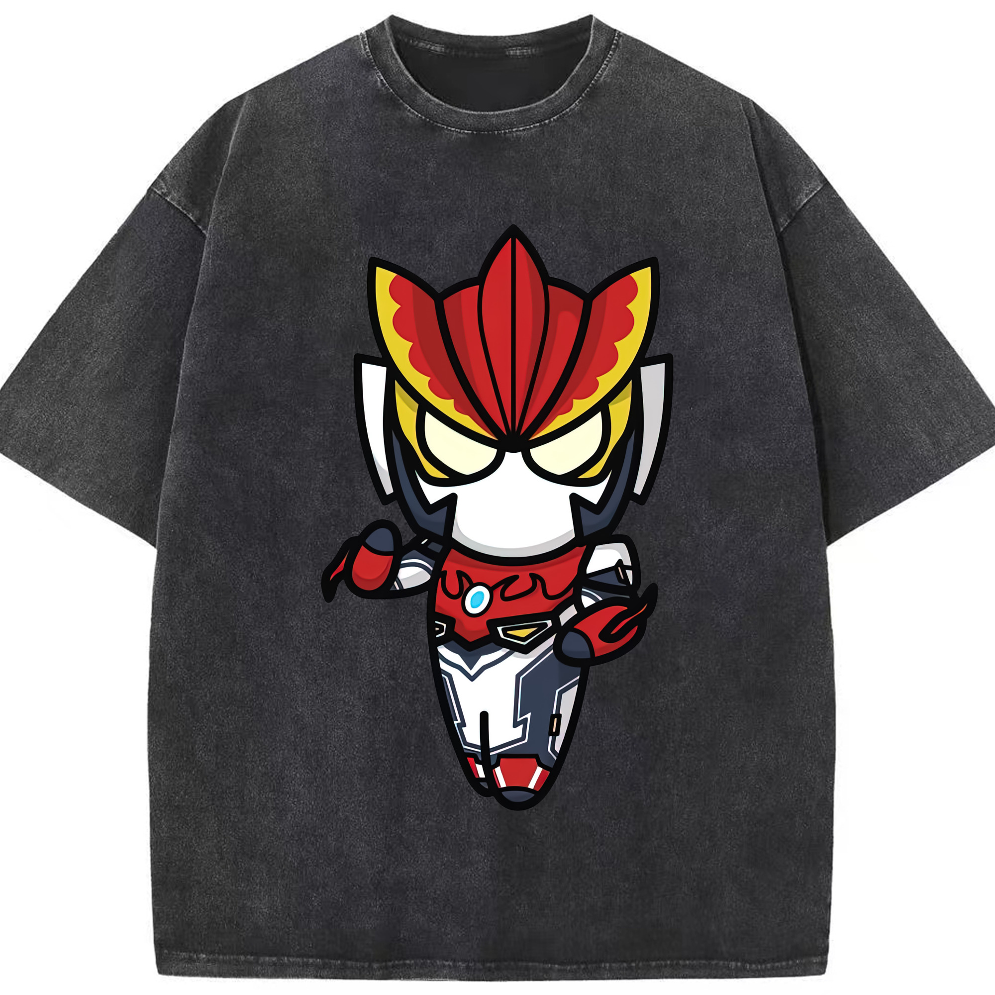 （画像用） ウルトラマン Ultraman 綿100% ヴィンテージ風 半袖Tシャツ（フロントプリント）
