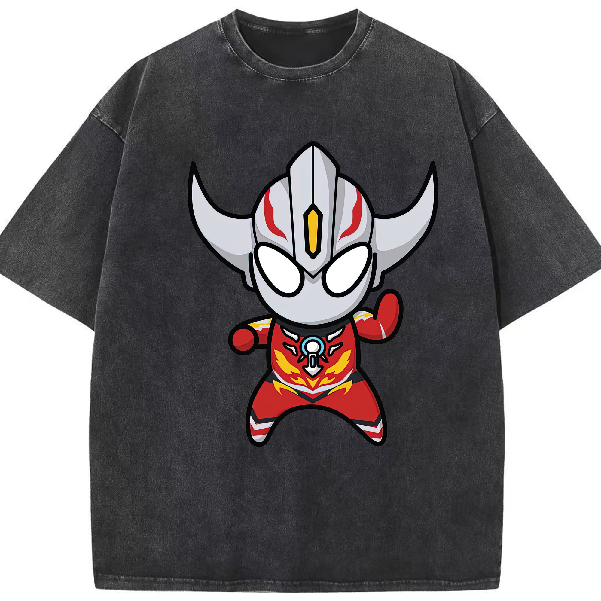 （画像用） ウルトラマン Ultraman 綿100% ヴィンテージ風 半袖Tシャツ（フロントプリント）