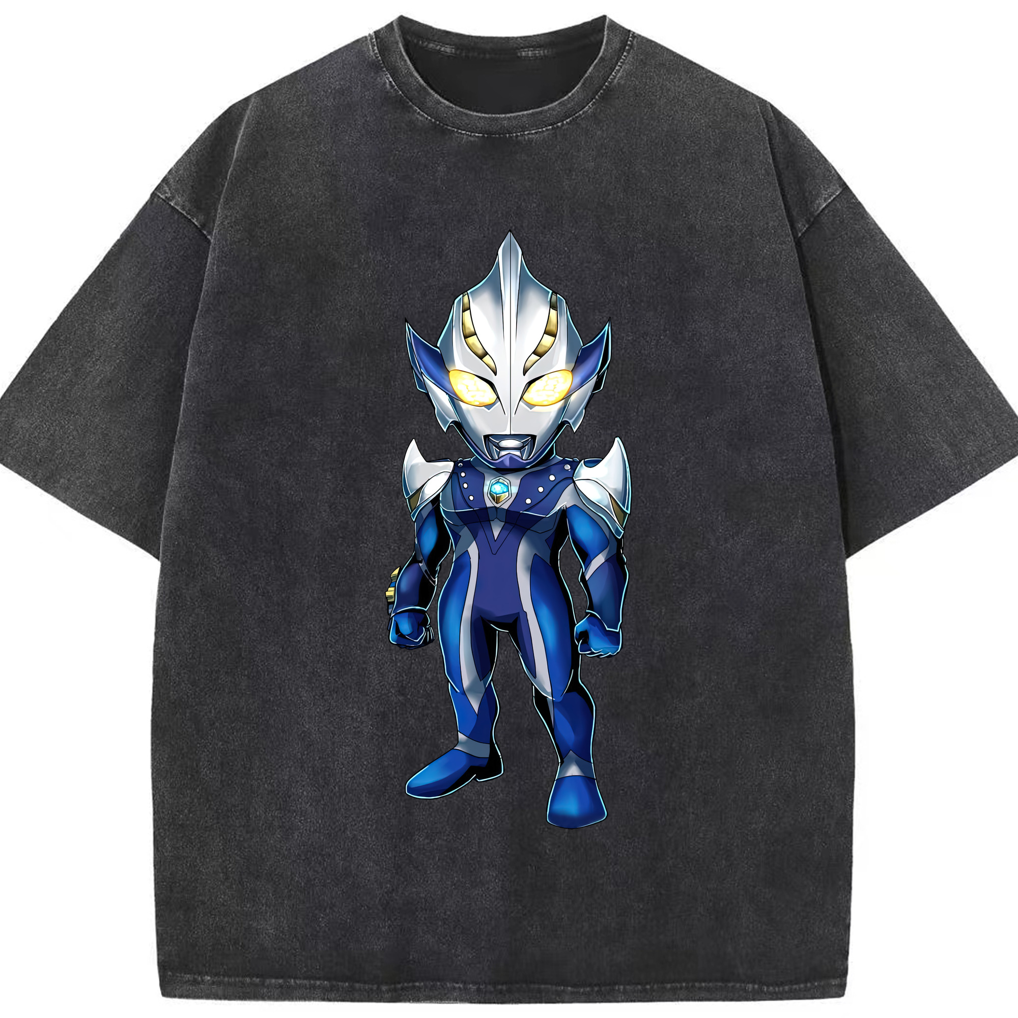 （画像用） ウルトラマン Ultraman 綿100% ヴィンテージ風 半袖Tシャツ（フロントプリント）