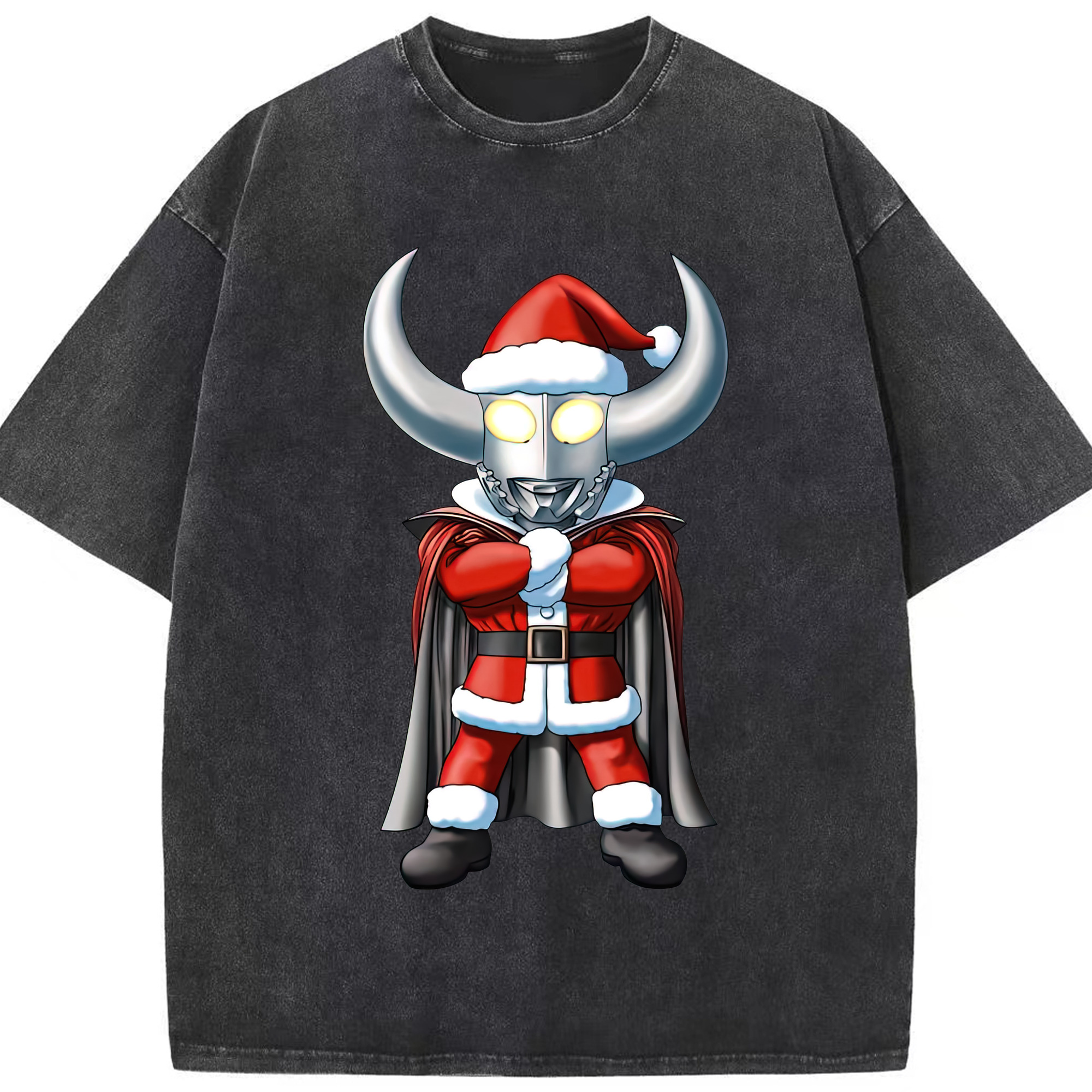 （画像用） ウルトラマン Ultraman 綿100% ヴィンテージ風 半袖Tシャツ（フロントプリント）