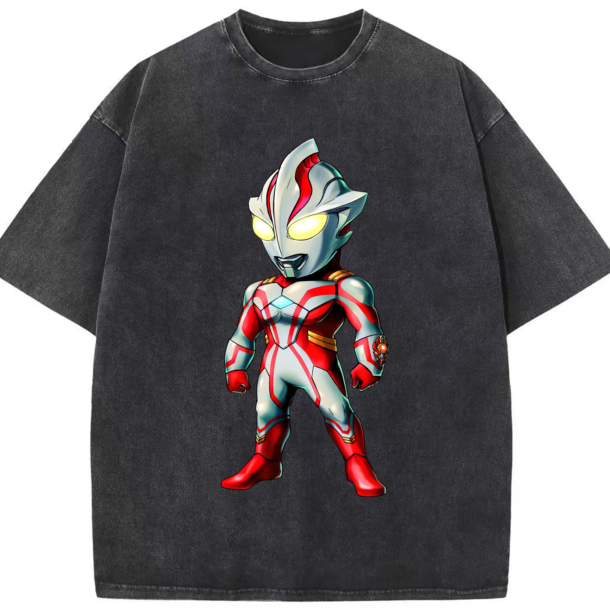 （画像用） ウルトラマン Ultraman 綿100% ヴィンテージ風 半袖Tシャツ（フロントプリント）