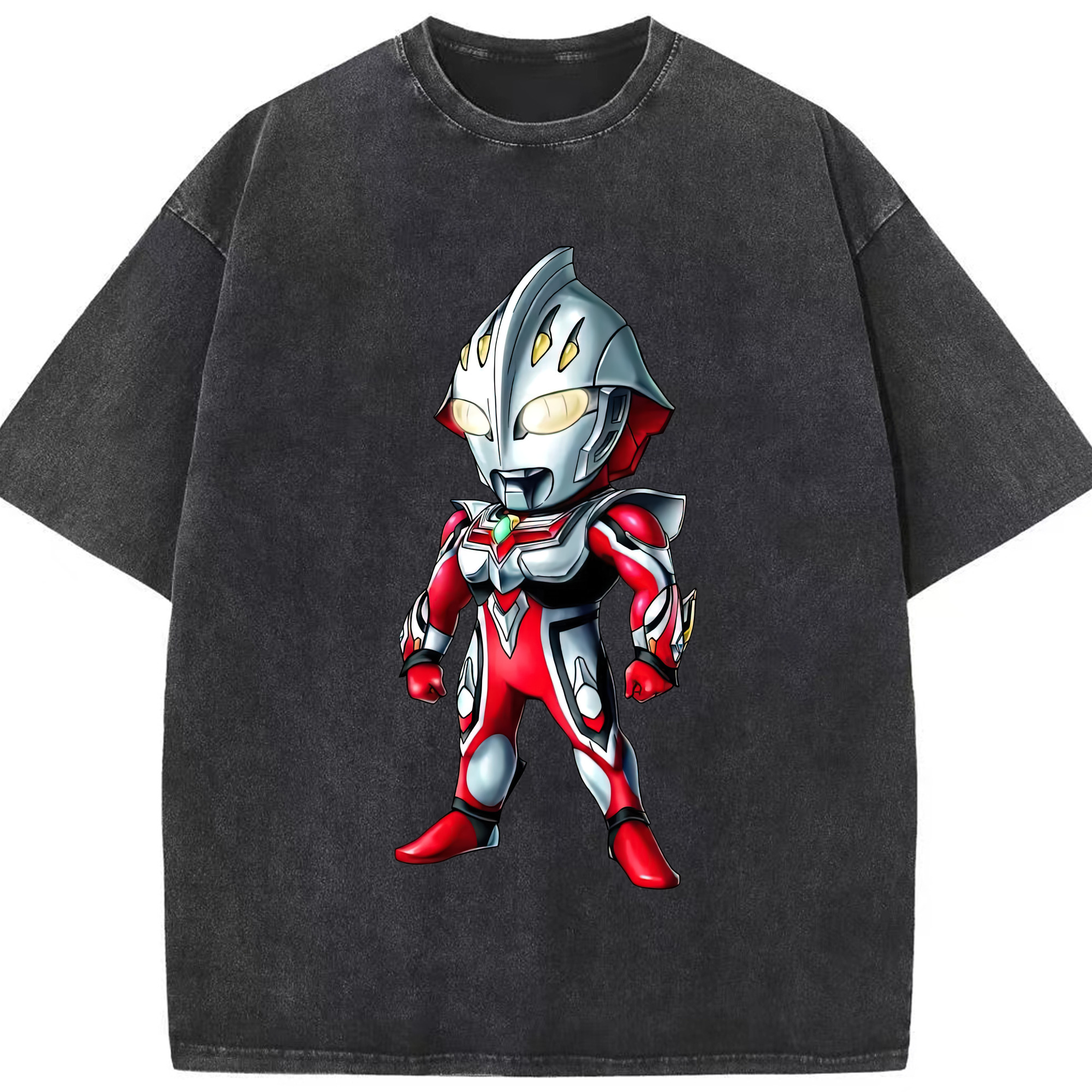 （画像用） ウルトラマン Ultraman 綿100% ヴィンテージ風 半袖Tシャツ（フロントプリント）